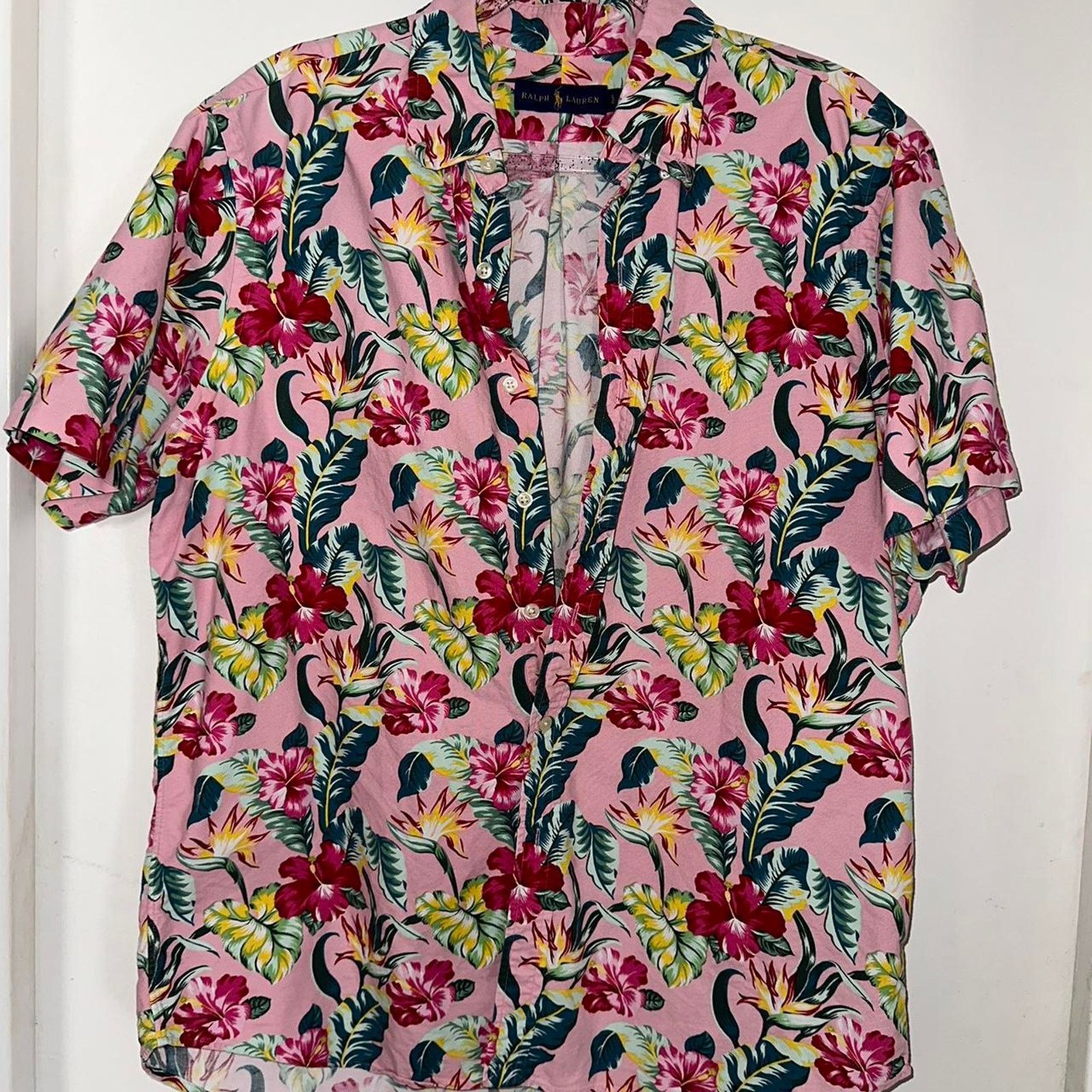 Ralph Lauren Ralph Lauren Floral Hawaiian SS Button Down shirt size L Size US L / EU 52-54 / 3 - 1 Thumbnail