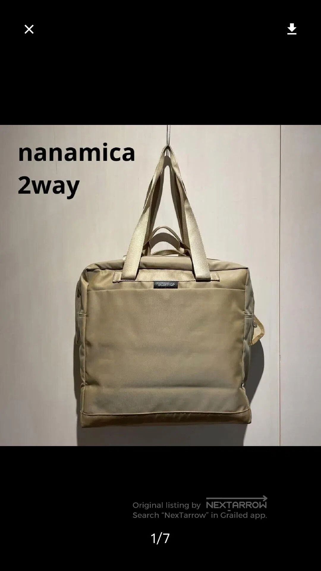 Nanamica Nanamica 2way Handbag. Size ONE SIZE - 4 Thumbnail