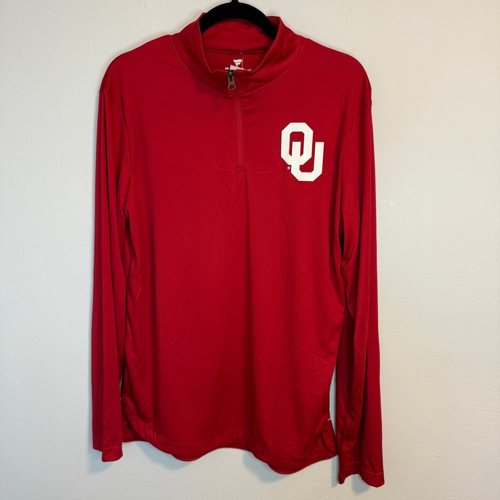 NCAA Oklahoma University Sooners Fanatics Quarter Zip Size M NWT Size US M / EU 48-50 / 2 - 2 Thumbnail