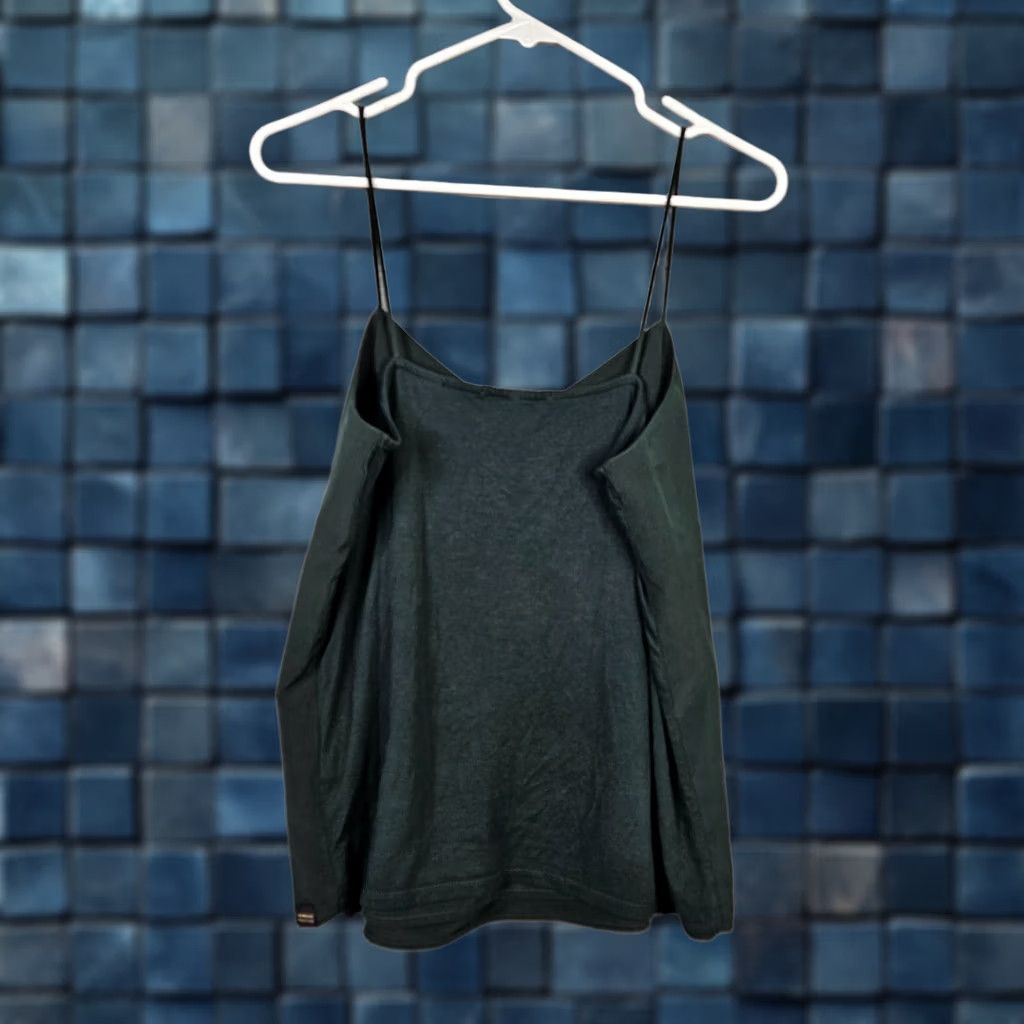 Scotch & Soda Scotch & Soda Women's Satin Cami Tank Top Sleeveless Spaghetti Strap V-Neck Color Black Size S Regular Fit Casual (All Seasons) Size S / US 4 / IT 40 - 1 Thumbnail