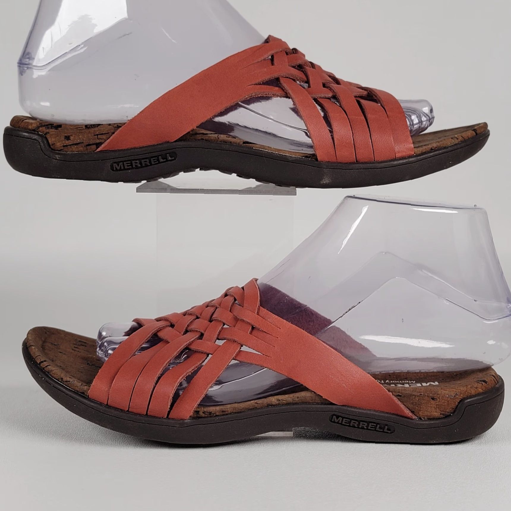 Merrell Merrell Sandal Women’s District Mahana Woven Leather Redwood Size 7 Size US 5 / IT 35 - 5 Thumbnail