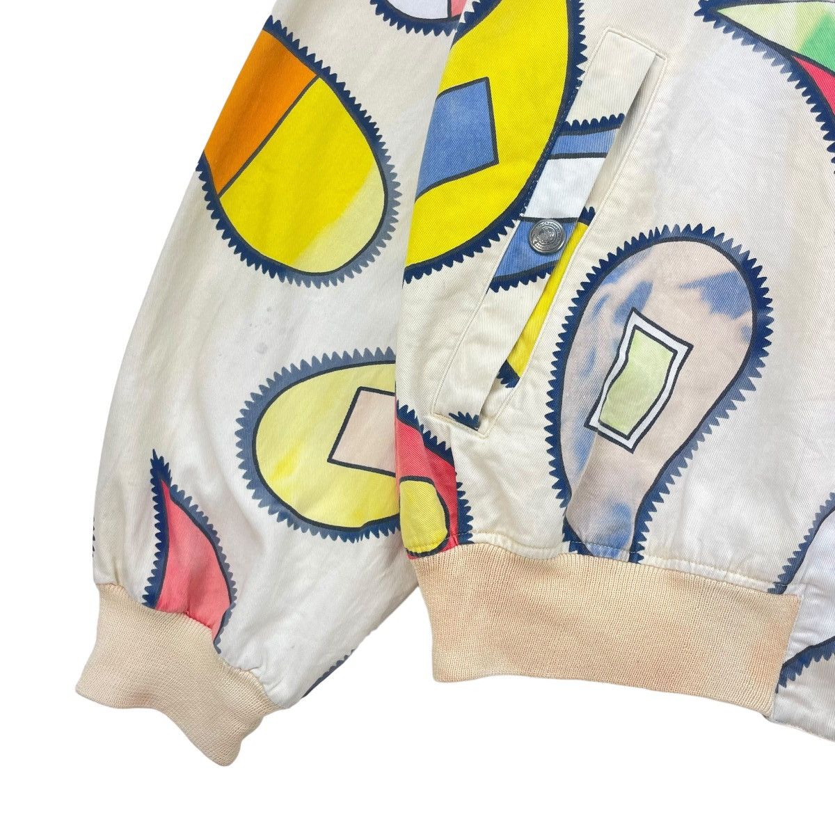 Jean Charles De Castelbajac × Vintage 💥Vtg Castelbajec Euro Paisley Nation Flag Bomber Jacket Size US XL / EU 56 / 4 - 5 Thumbnail
