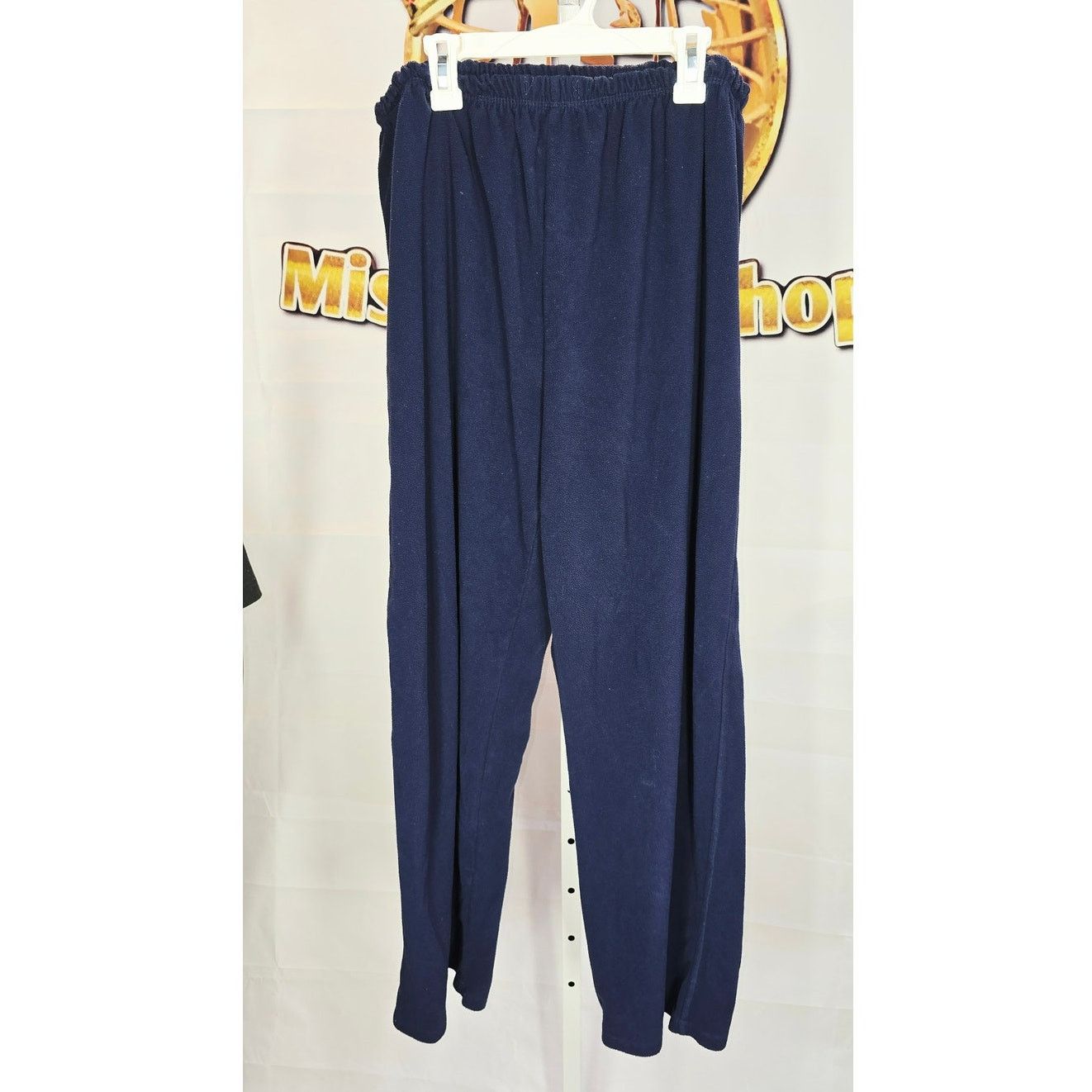 Other St. Eve Intimates Navy Blue Fleece Pajama Set - Size Large Size L / US 10 / IT 46 - 4 Thumbnail