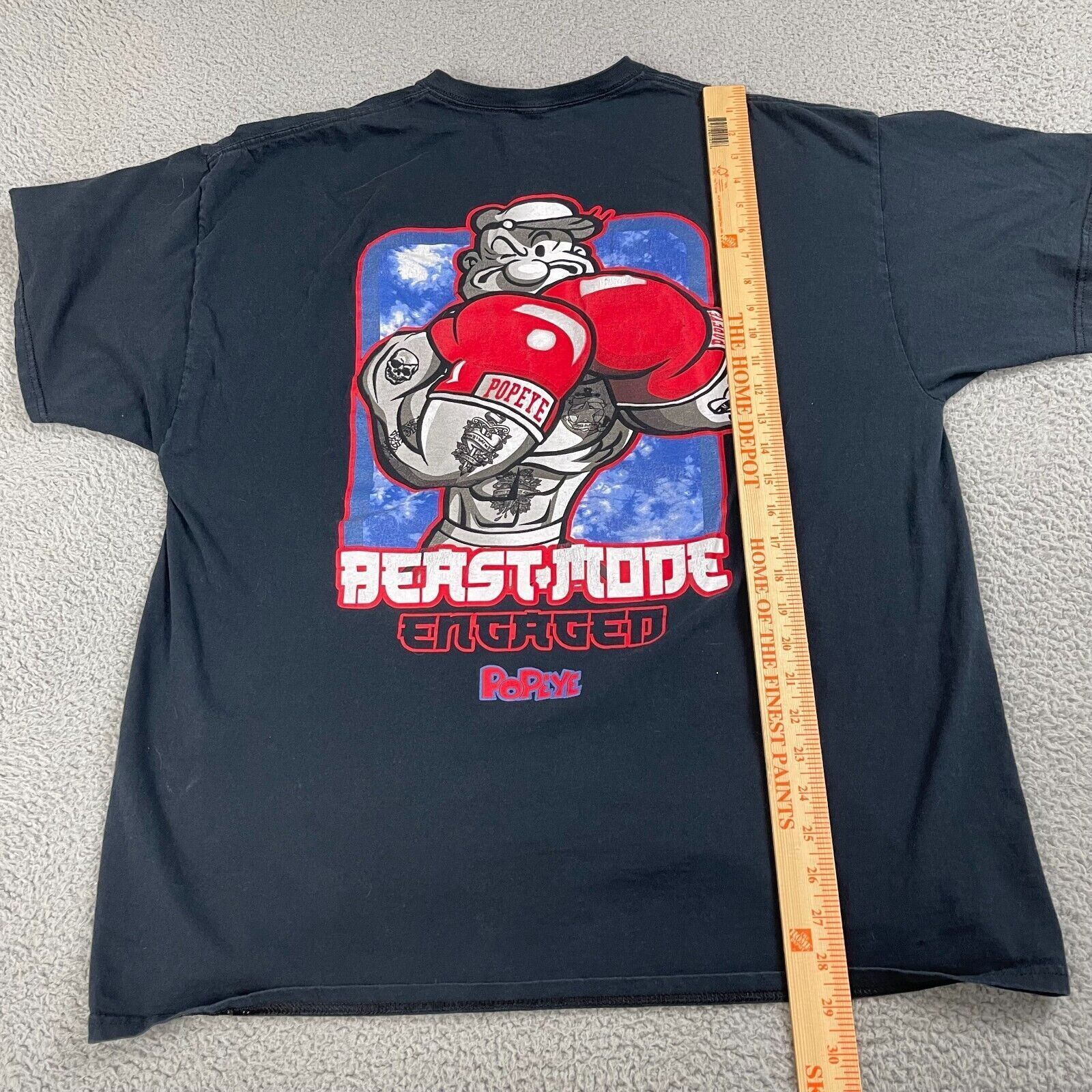 Other Popeye Beast Mode Engaged Contrast Comics Crew T-Shirt Size US XXL / EU 58 / 5 - 7 Thumbnail