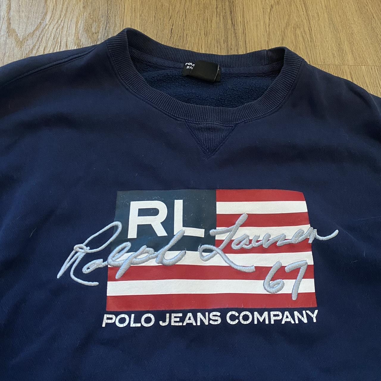 Polo Ralph Lauren 90s Polo Ralph Lauren Embroidered Sweatshirt Boxy Size US L / EU 52-54 / 3 - 3 Thumbnail