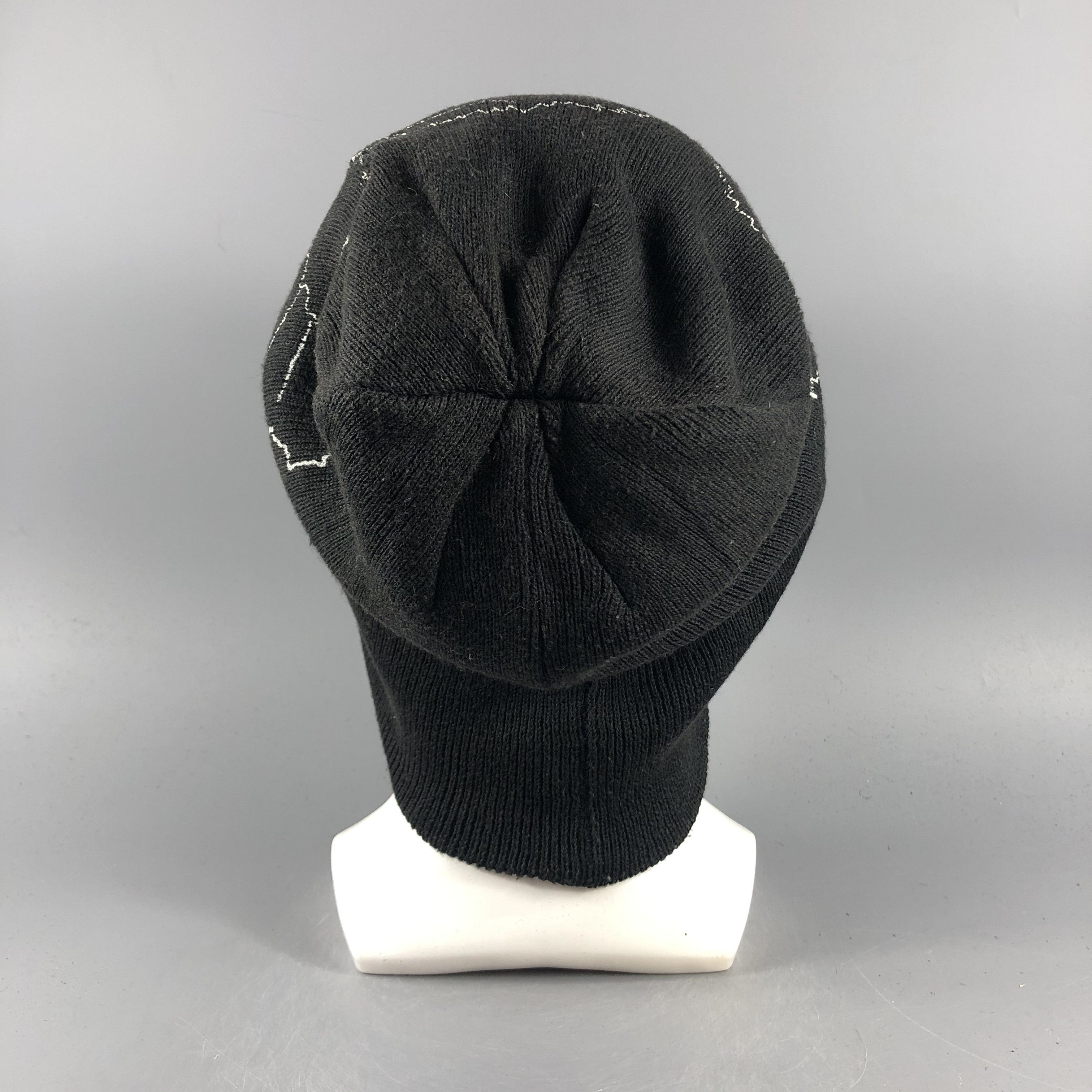 Japanese Brand × Vintage Justice Skull Beanie Snow Hat Snow Cap -D197 Size ONE SIZE - 2 Thumbnail