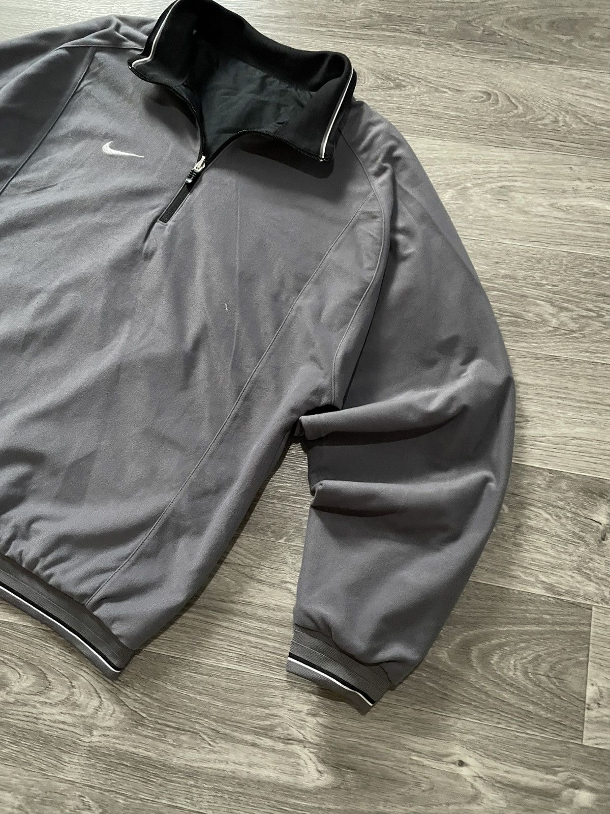 Nike Vintage Nike Nylon Reversible 2 Sides Pullover 1/3 Zip 90s Size US L / EU 52-54 / 3 - 6 Thumbnail