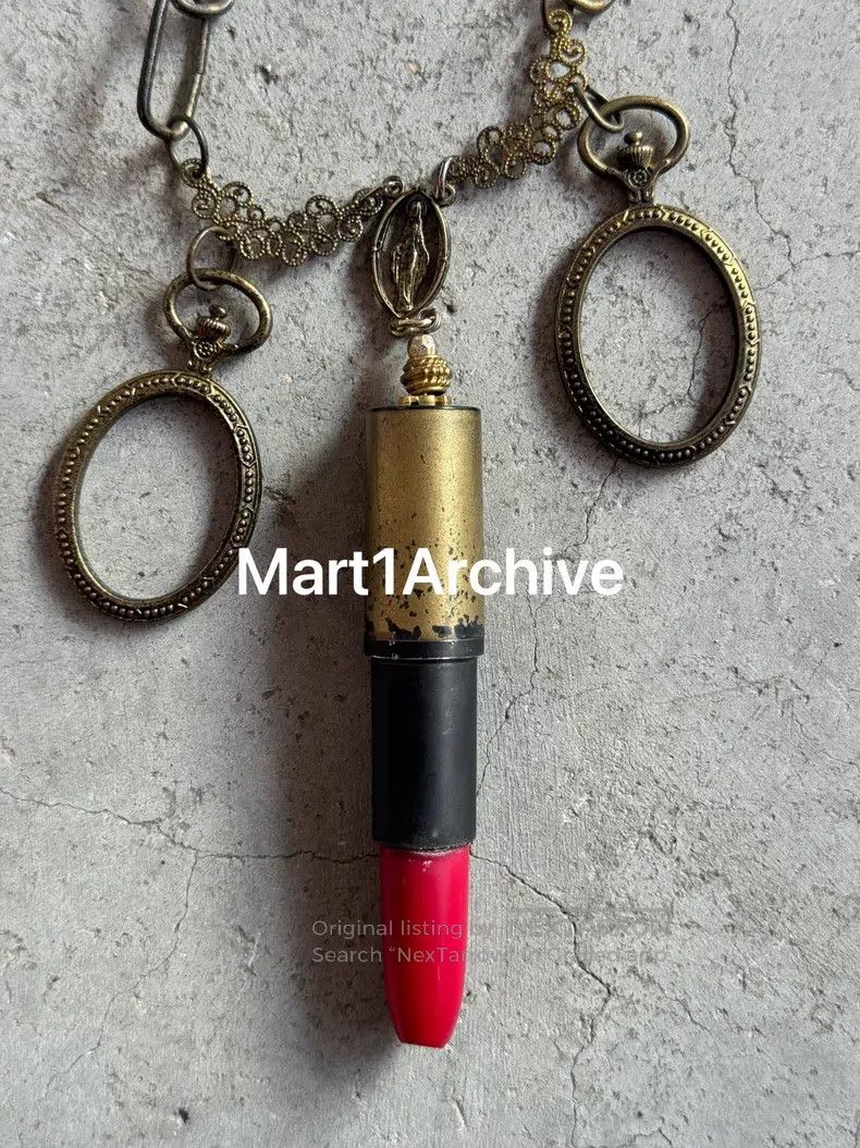 Jean Paul Gaultier Jean Paul Gaultier Lipstick Pendant Necklace Size ONE SIZE - 2 Thumbnail