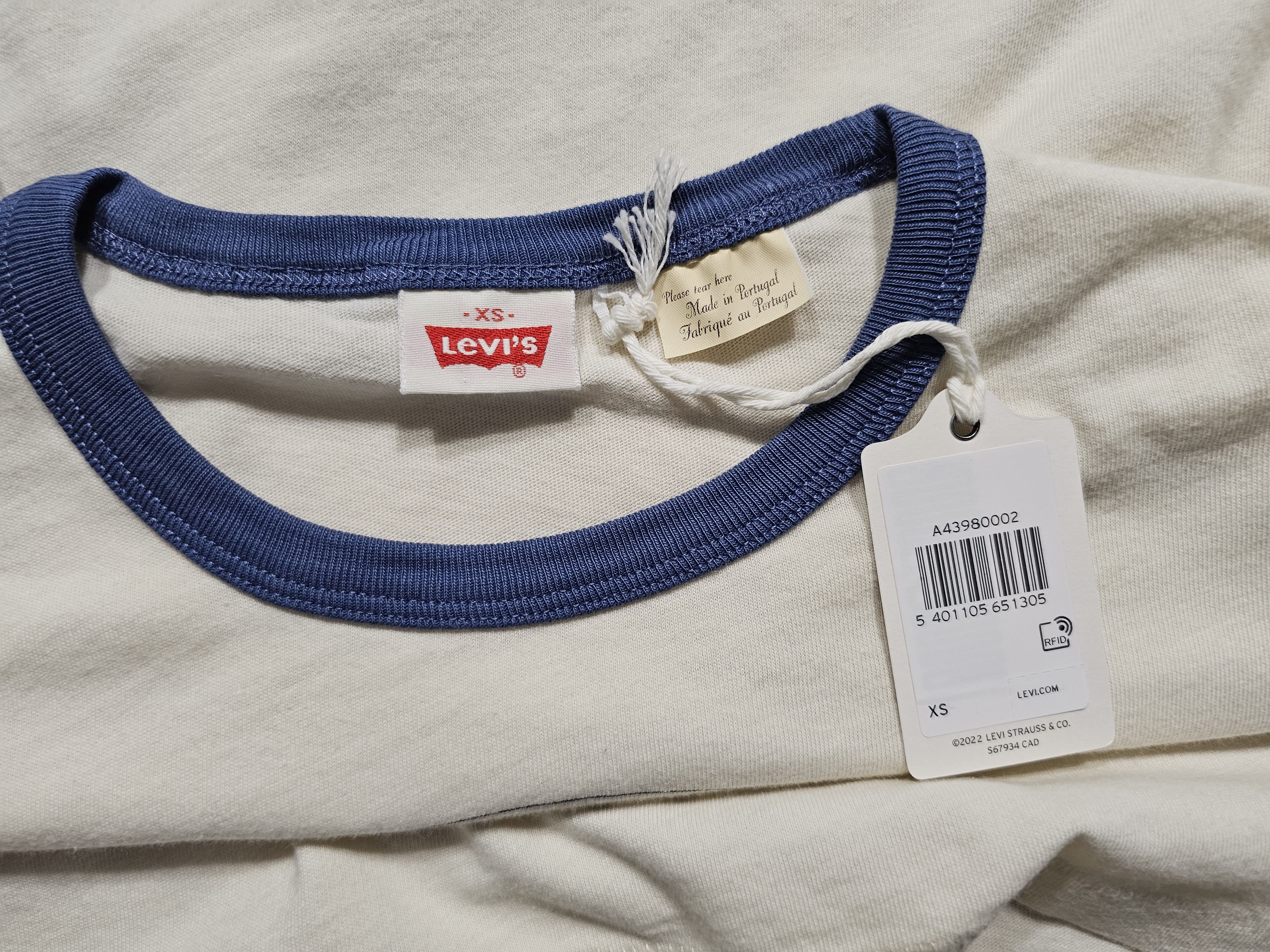 Levi's Vintage Clothing NWT LVC Levi's Vintage Clothing 1970s Ringer Tee XS SS23 Size US XS / EU 42 / 0 - 6 Thumbnail