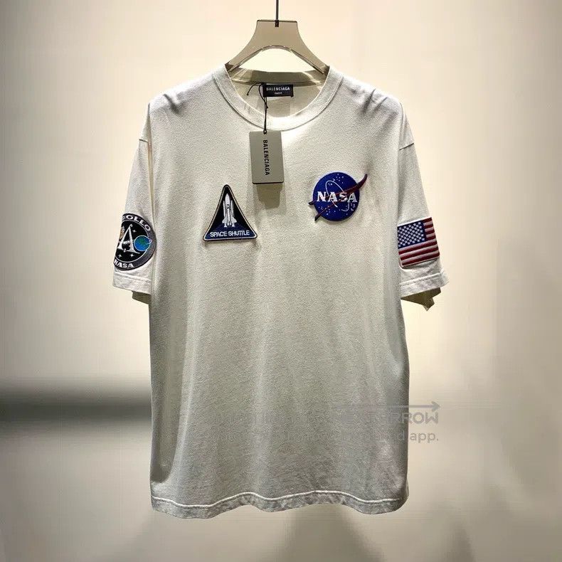 Balenciaga Balenciaga Joint Name Letter Printed Short-Sleeve T-Shirt Size US XS / EU 42 / 0 - 1 Thumbnail