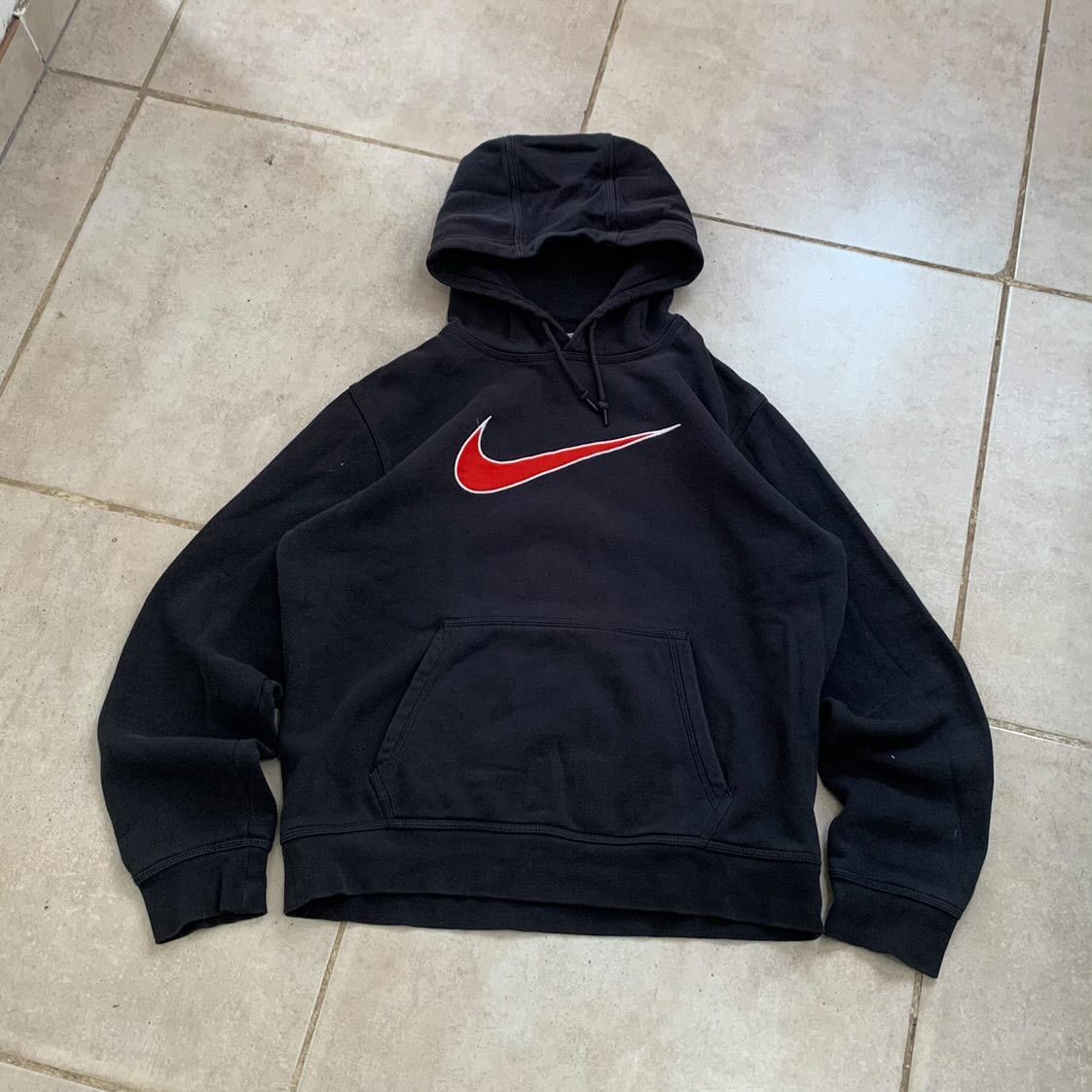 Nike × Vintage Vintage Nike big swoosh logo hoodie Size US M / EU 48-50 / 2 - 1 Thumbnail