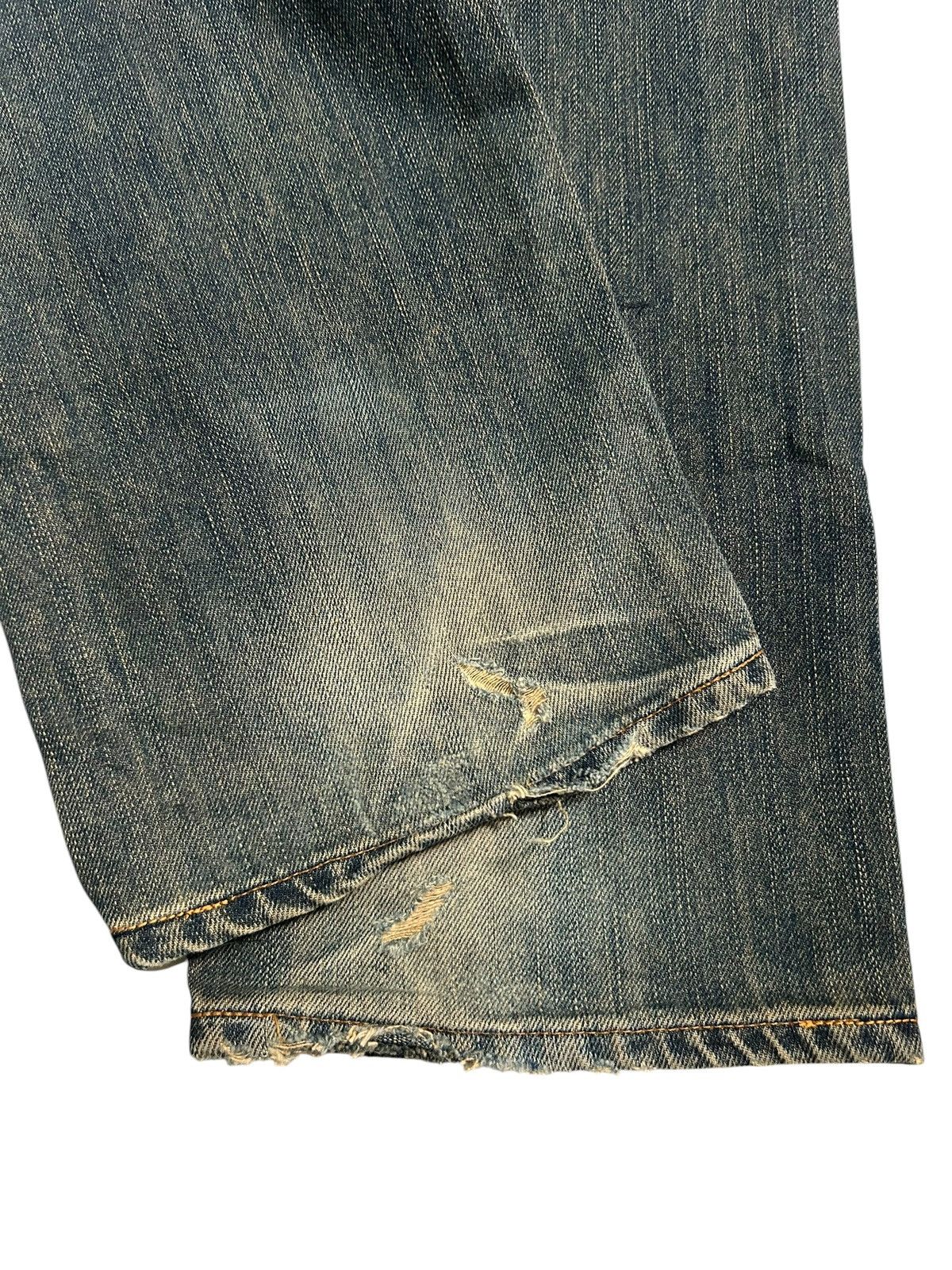 Japanese Brand × Kapital × Vintage Rare Edwin Rusty Rework Insane Custom Denim Jeans Size US 30 / EU 46 - 14 Thumbnail