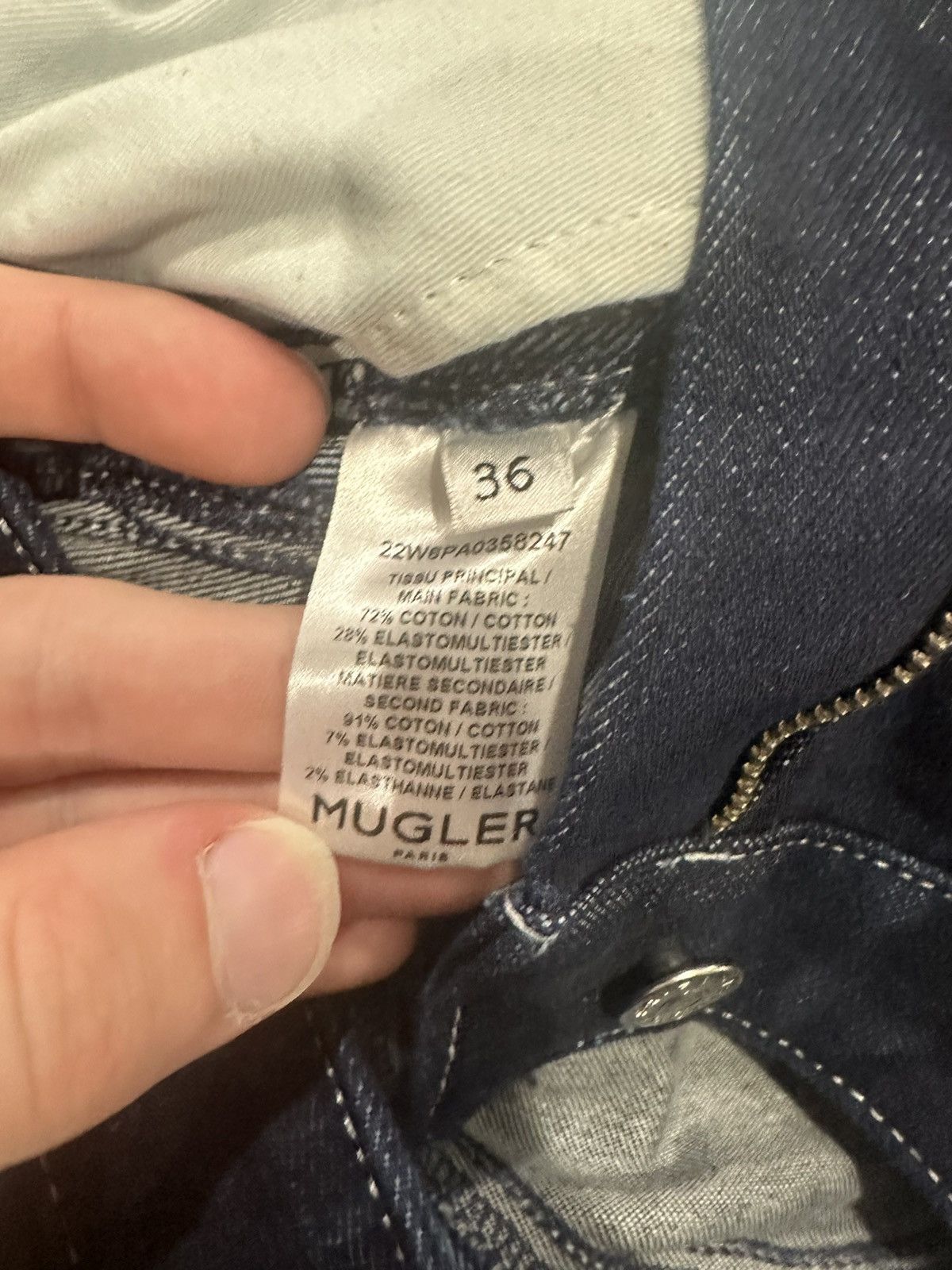 Mugler Mugler Twist Panel Jeans Size 26" / US 2 / IT 38 - 5 Thumbnail