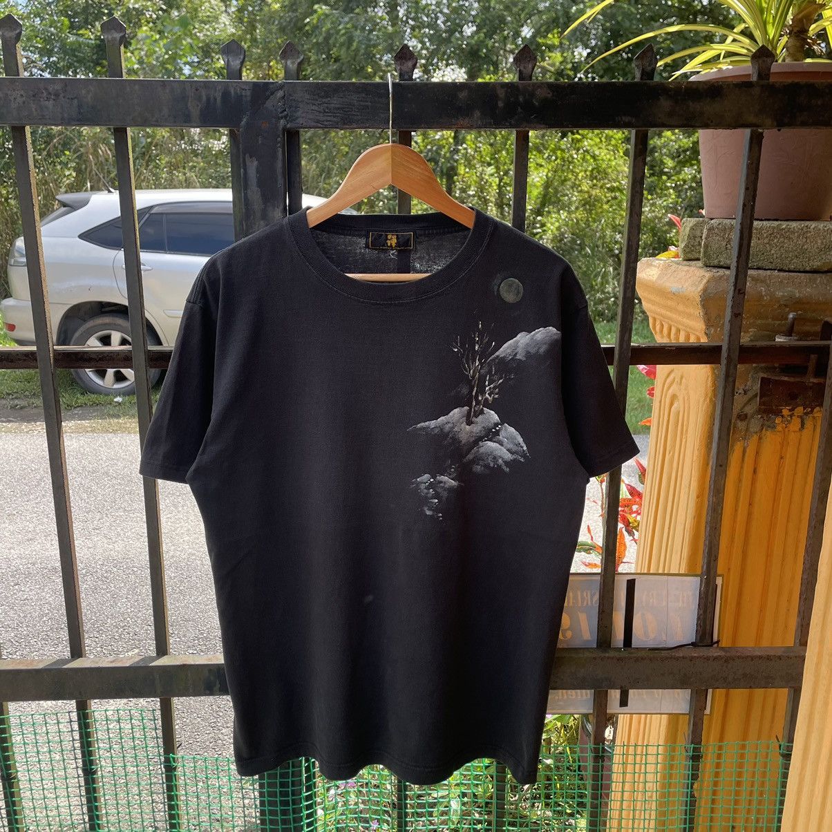 Japanese Brand × Vintage 🔥🇯🇵Kyoto Styles Big Motive Lone Wolf Image Sukajan Tee Size US L / EU 52-54 / 3 - 2 Thumbnail