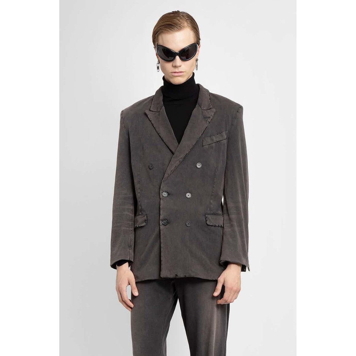 Balenciaga Balenciaga Distressed Jacket Fall 2021 Size US XS / EU 42 / 0 - 7 Thumbnail