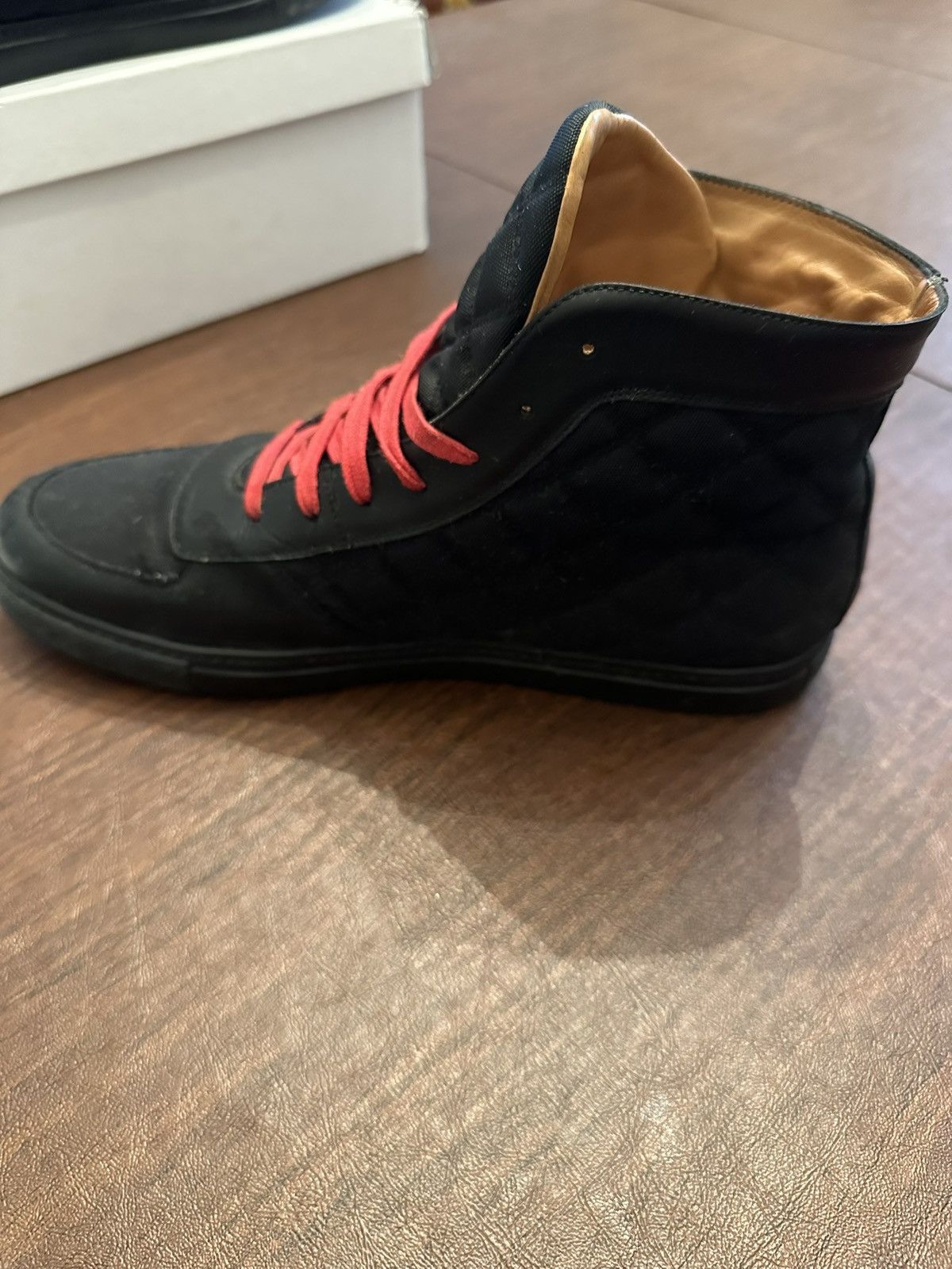 Marc Jacobs Marc Jacobs Black & Red Hightops Size US 13 / EU 46 - 4 Thumbnail