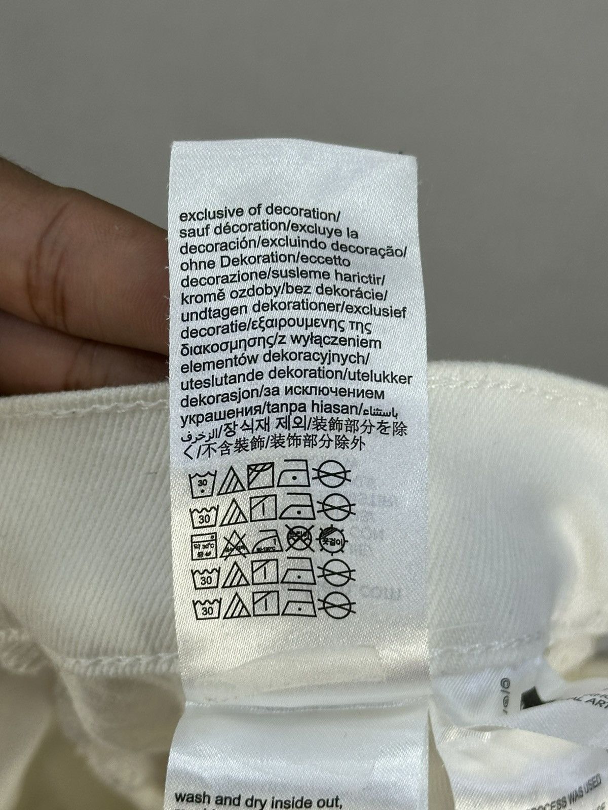 Andy Warhol × Calvin Klein 205W39NYC Calvin Klein X Andy Warhol Visual Art White Denim Jeans Size US 32 / EU 48 - 17 Thumbnail