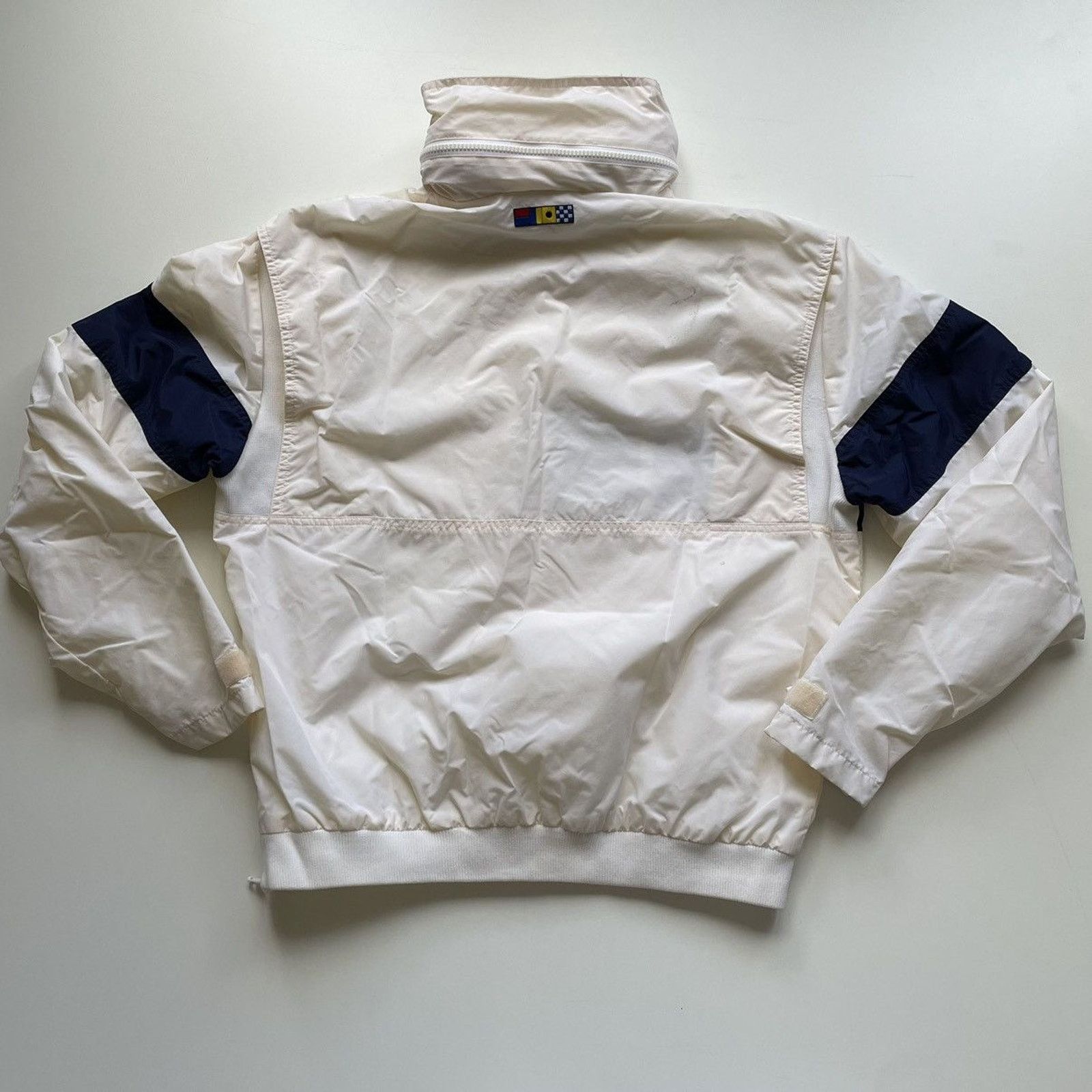 Nike × Vintage Vintage 80s Nike Windbreaker Medium Nautical Sailing White Size US M / EU 48-50 / 2 - 5 Thumbnail