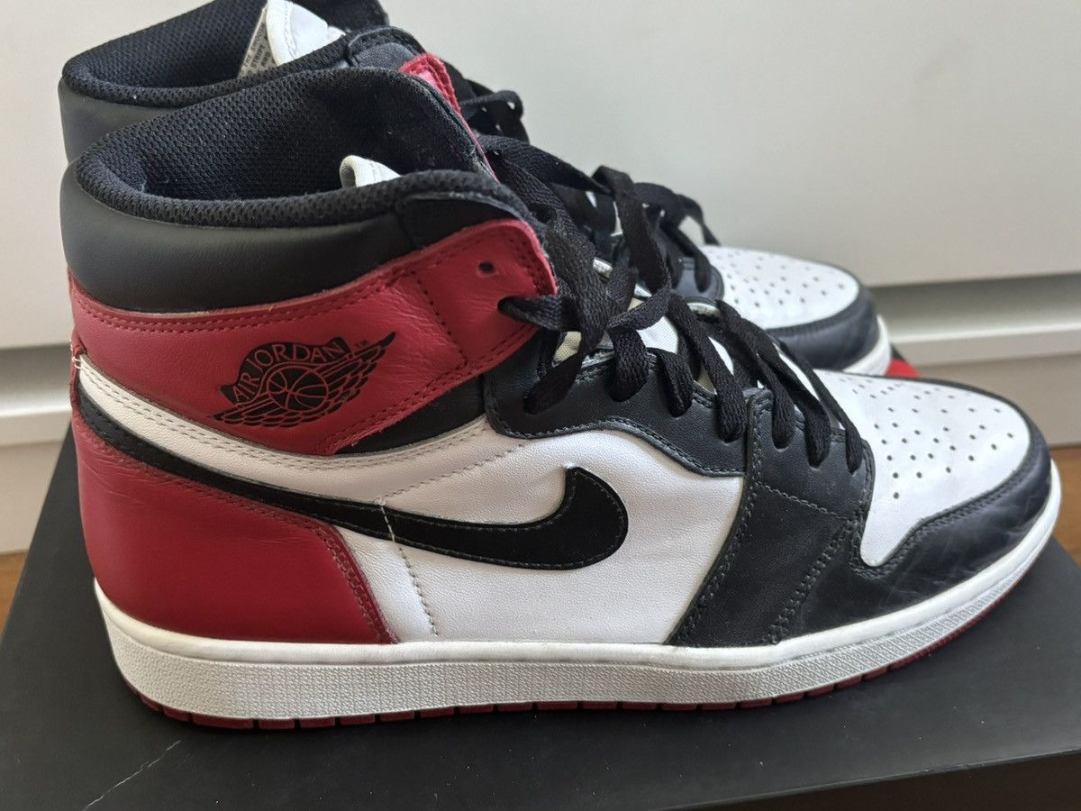Nike Air Jordan 1 Retro High OG „Black Toe“ 2016 Size US 12 / EU 45 - 3 Thumbnail