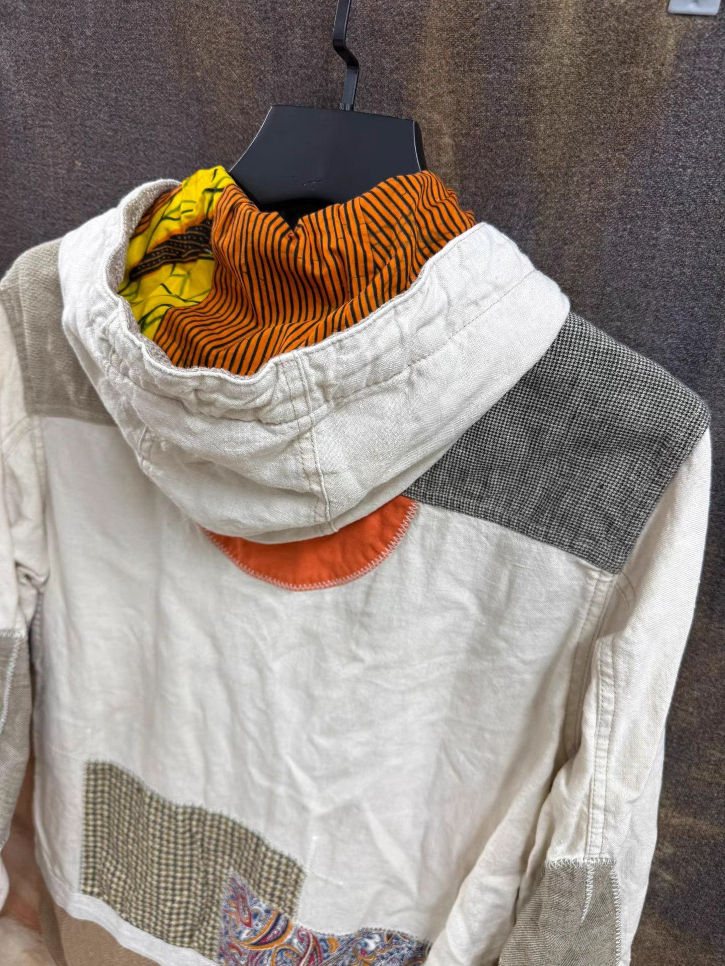Junya Watanabe Junya Watanabe Patchwork Linen Jacket K20 Size US S / EU 44-46 / 1 - 8 Thumbnail