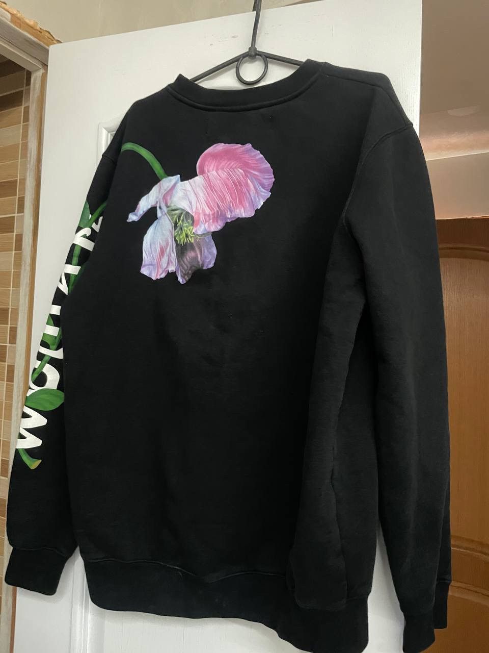 Off-White Off-white black big logo sweater shirt Size US M / EU 48-50 / 2 - 2 Thumbnail