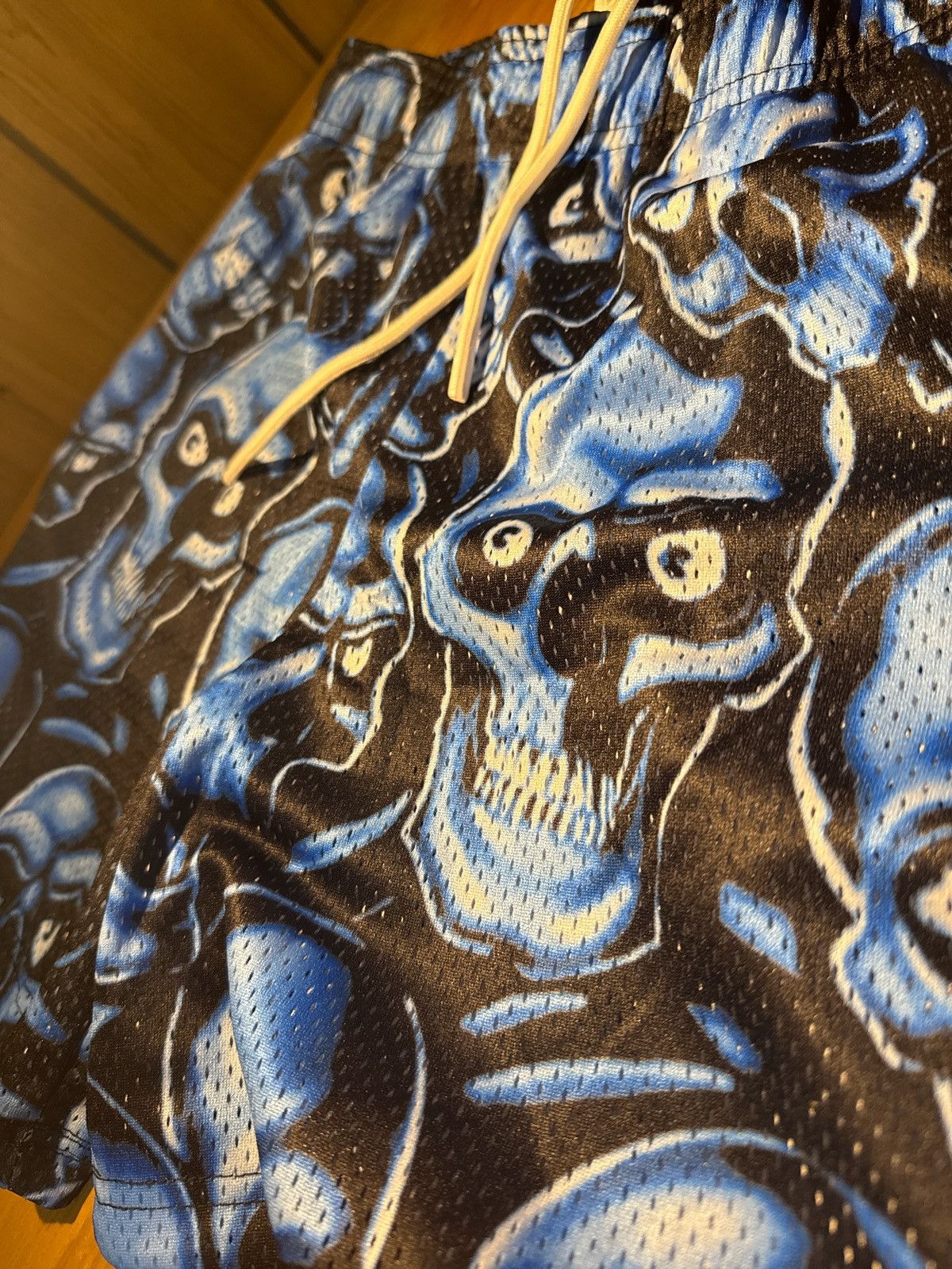 Bravest Studios Bravest studio blue skull shorts (M) Size US 30 / EU 46 - 5 Thumbnail