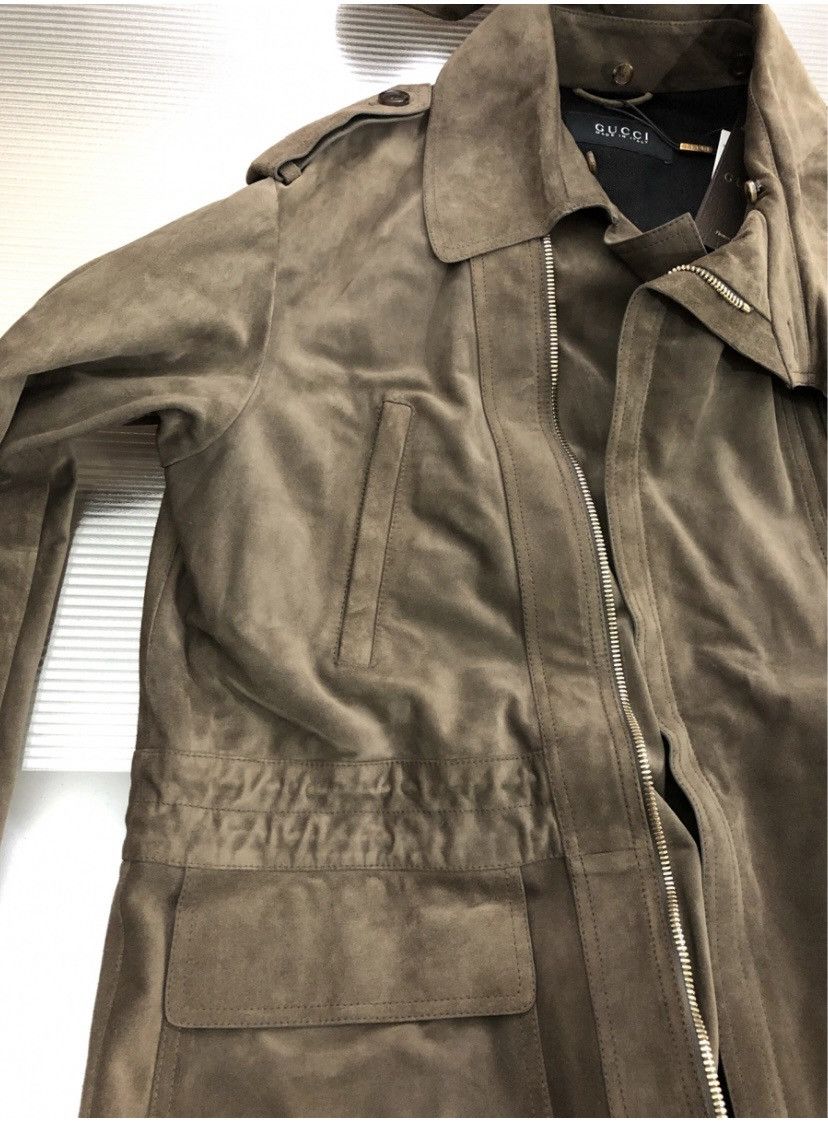 Gucci Gucci 🇮🇹 brown distressed suede oversized duster coat 44 NWT Size US S / EU 44-46 / 1 - 9 Thumbnail