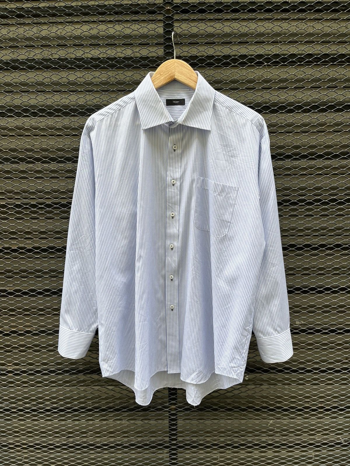Yohji Yamamoto Sacsny Y’saccs by Yohji Yamamoto Striped Shirt Japanese Size US XL / EU 56 / 4 - 1 Thumbnail