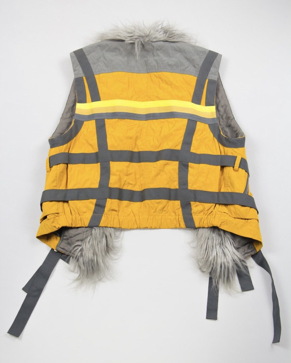Dries Van Noten FW14 Sample Fur-Trim Bondage Vest Size US M / EU 48-50 / 2 - 3 Thumbnail