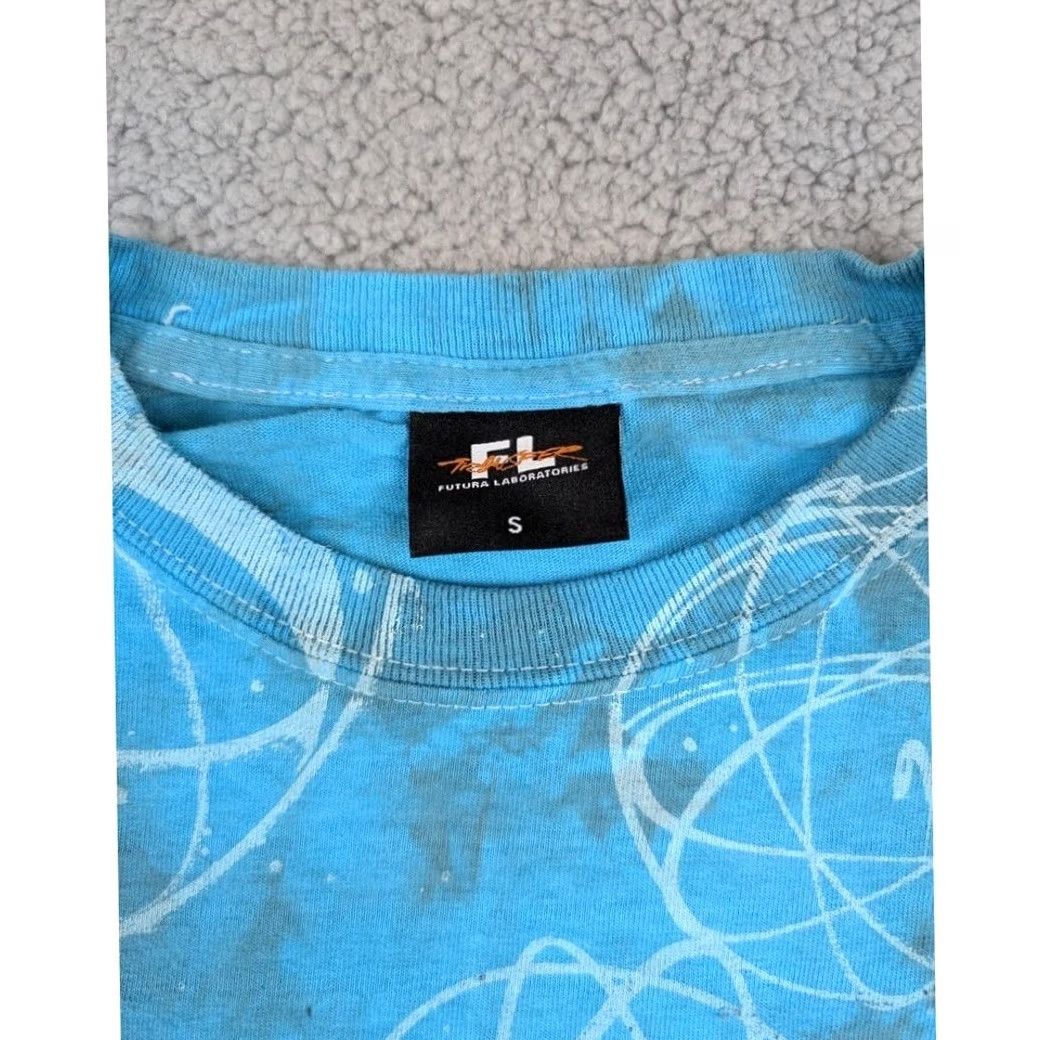 Vintage Futura Laboratories Shirt Mens Small Blue Atoms Tie Dye All Over Print Japan Size US S / EU 44-46 / 1 - 3 Thumbnail