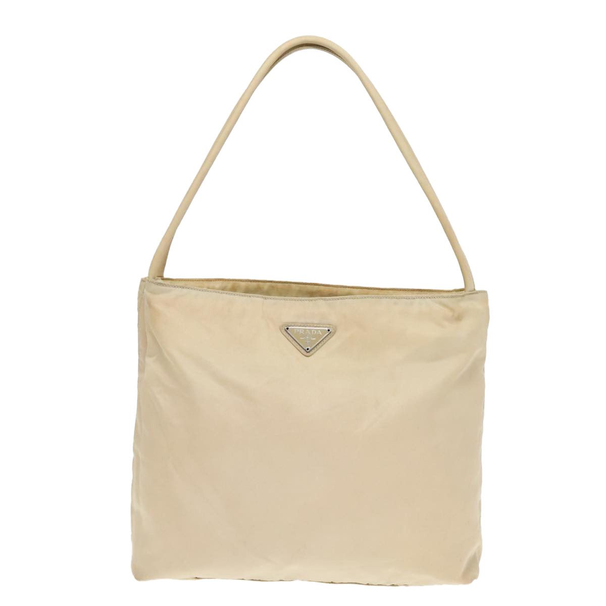 Prada Re-Nylon Beige Synthetic Tote Bag (Pre-Owned) Size ONE SIZE - 1 Thumbnail
