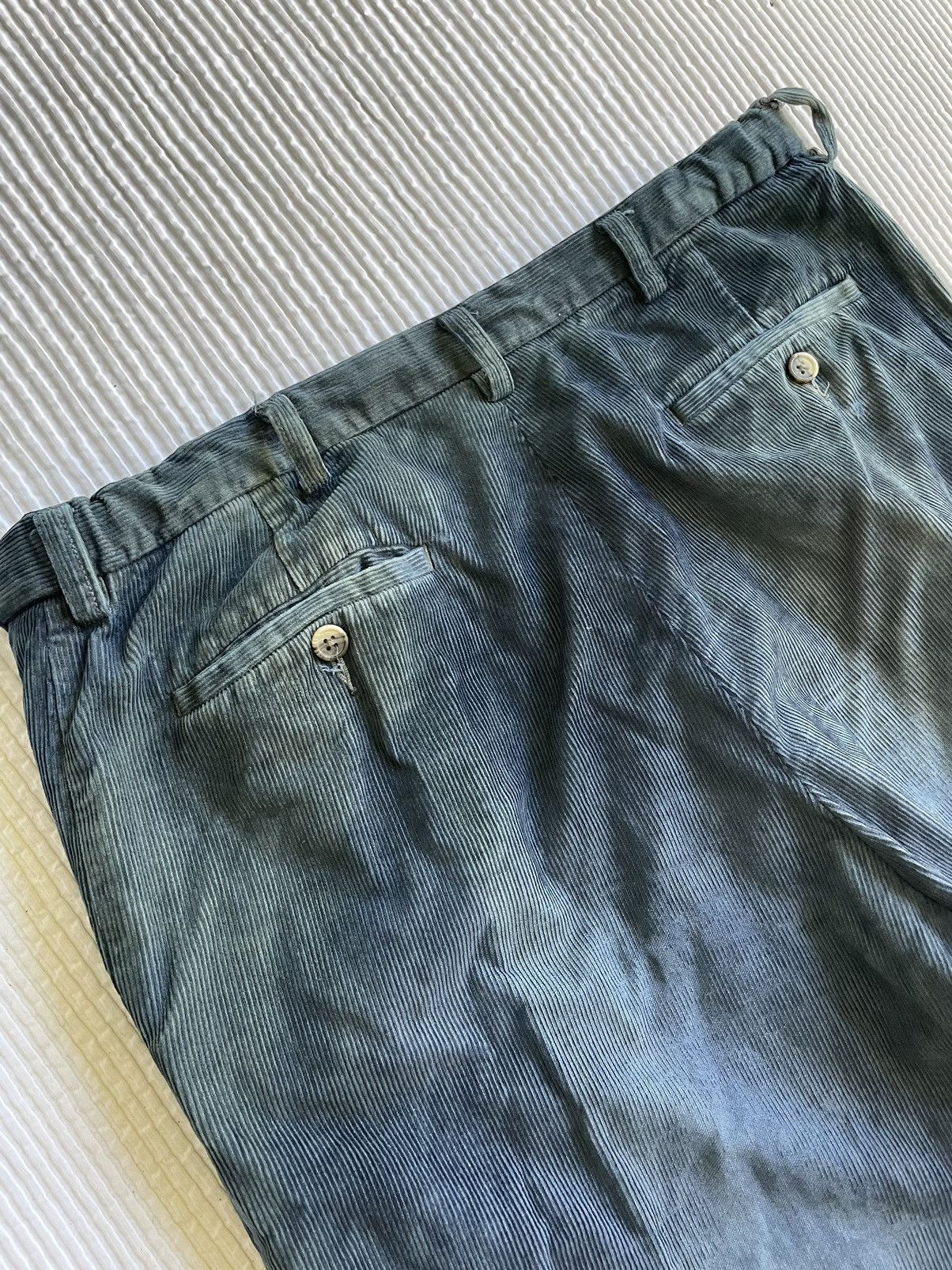 Other Worn Hand Dyed Indigo Cords Size US 33 - 10 Thumbnail
