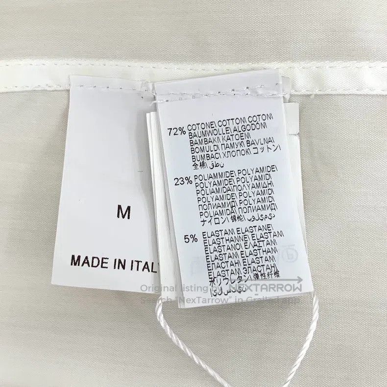 Brunello Cucinelli Brunello Cucinelli White Sleeve Cuff Beaded Cotton Collar Size M / US 6-8 / IT 42-44 - 6 Thumbnail