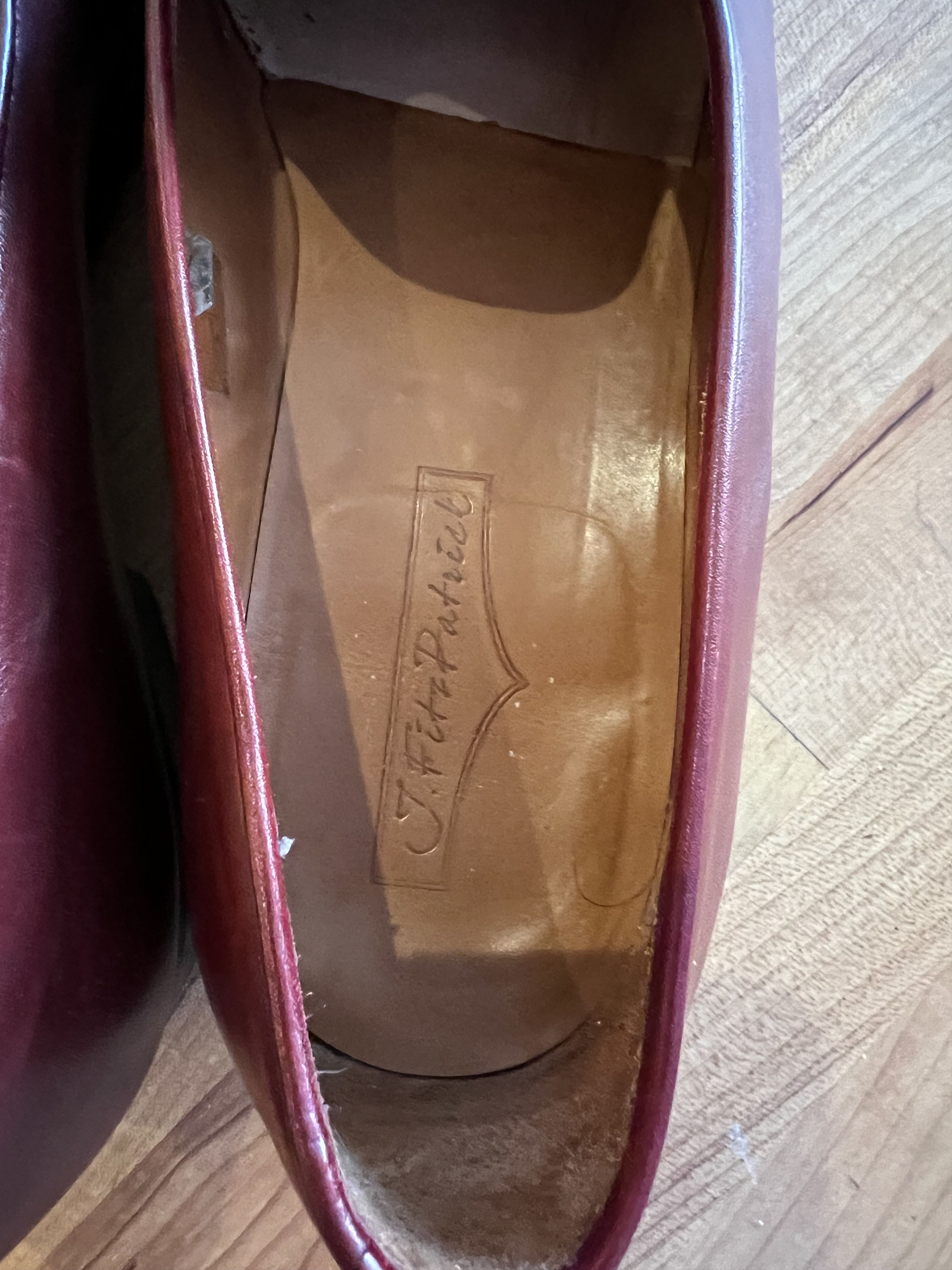 J.FitzPatrick J. FitzPatrick Chelan Dress Loafers - Burgundy - 12E (US) Size US 12 / EU 45 - 5 Thumbnail