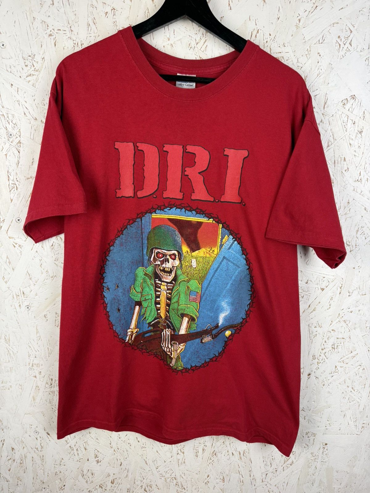 Band Tees 00s Vintage D.R.I. Dirty Rotten Imbeciles LP Metal T-Shirt L Size US L / EU 52-54 / 3 - 1 Thumbnail