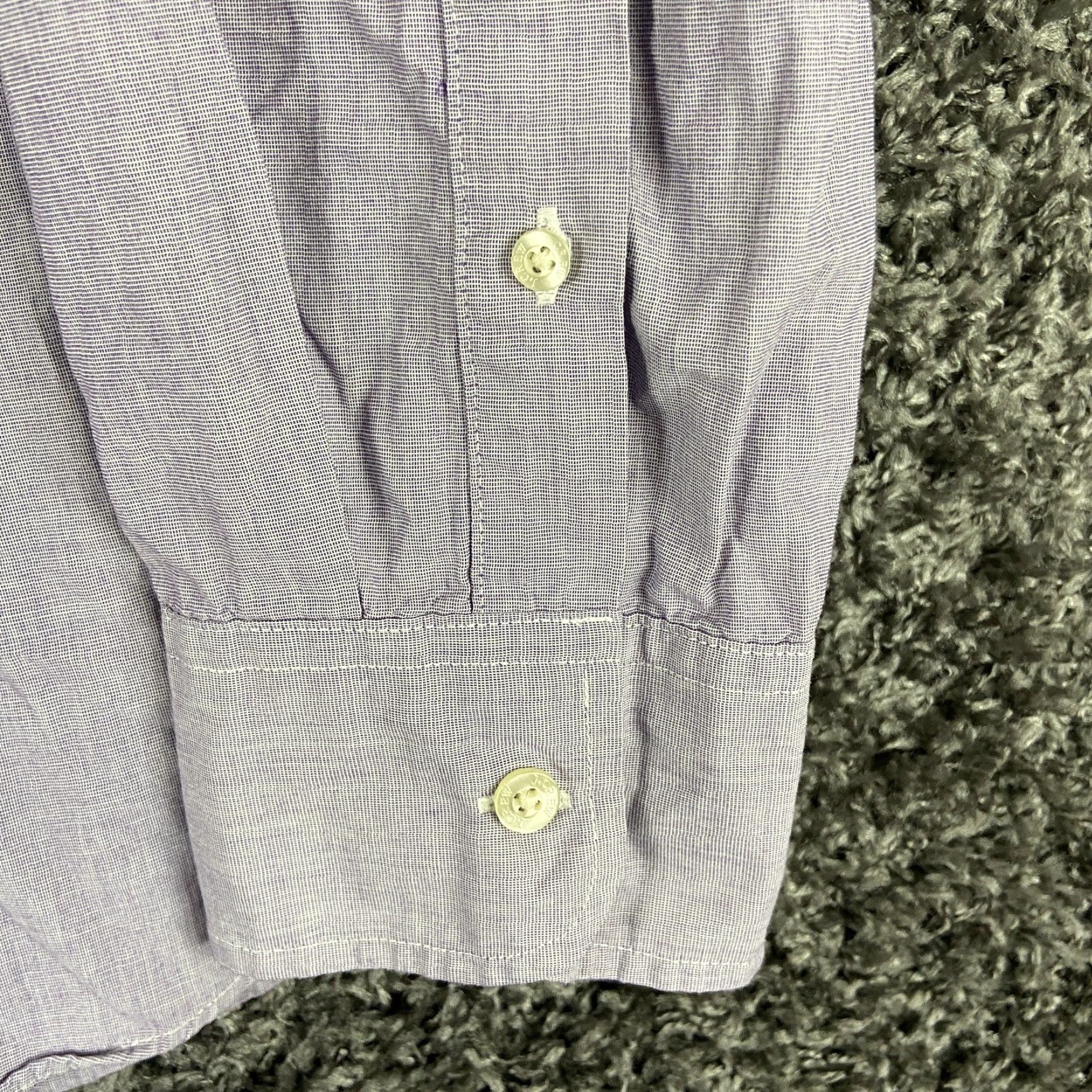 J.Crew VINTAGE J.CREW Shirt Men Adult XL Purple Button-Up Long Sleeve Size US XL / EU 56 / 4 - 3 Thumbnail