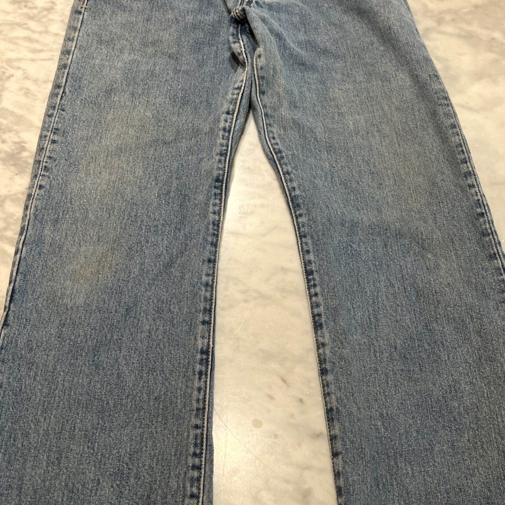 Levi's VINTAGE Levi’s 501 Jeans Button Fly Men’s 33x30 Blue Faded Straight Size US 33 - 5 Thumbnail