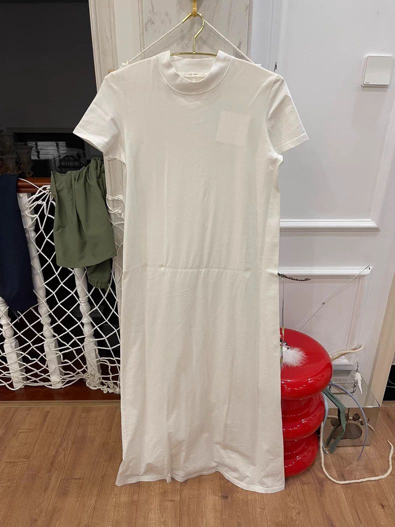 The Row The Row Dolores S White Cotton Dress Size US 34 / EU 50 - 1 Thumbnail