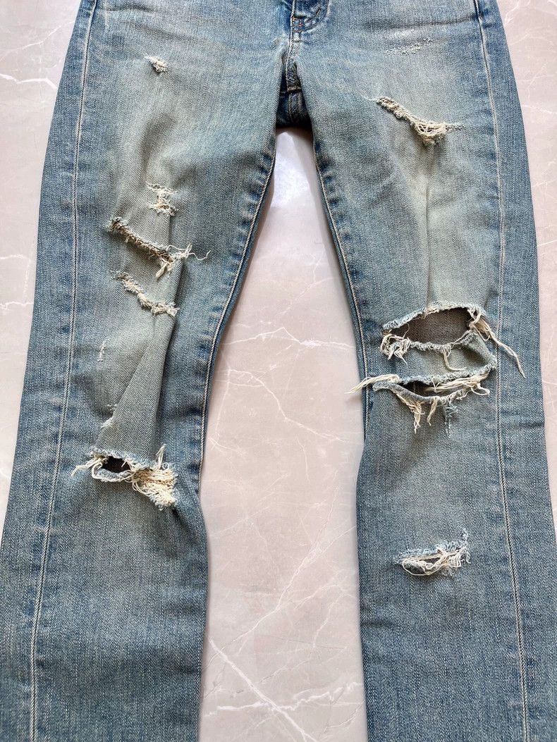 Saint Laurent Paris Saint Laurent Paris Ripped jeans Size US 28 / EU 44 - 4 Thumbnail