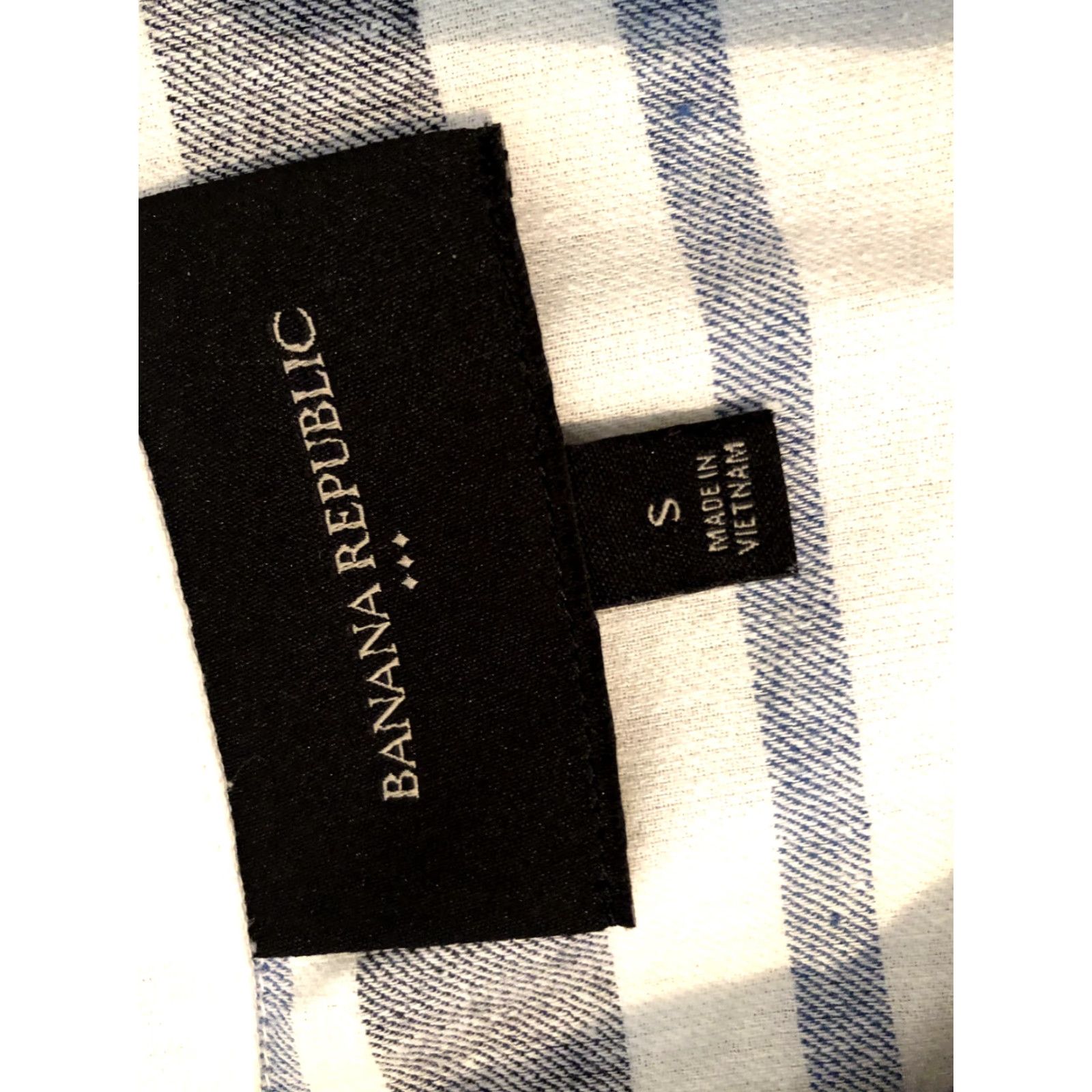 Banana Republic VINTAGE Banana Republic Linen Jacket Women S Small White Blue Shirt Jacket Womens S Blue Linen Banana Republic Jacket Women S Small White Blue Size S / US 4 / IT 40 - 3 Thumbnail