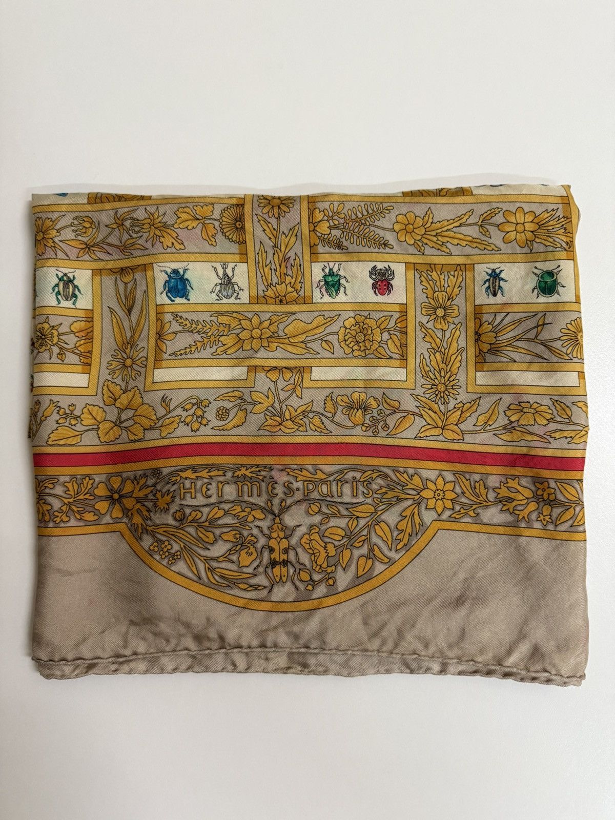 Hermes vintage Herme’s Paris JoyauxdeL’ete Jacquelot 90s Silk Scarf Size ONE SIZE - 6 Thumbnail