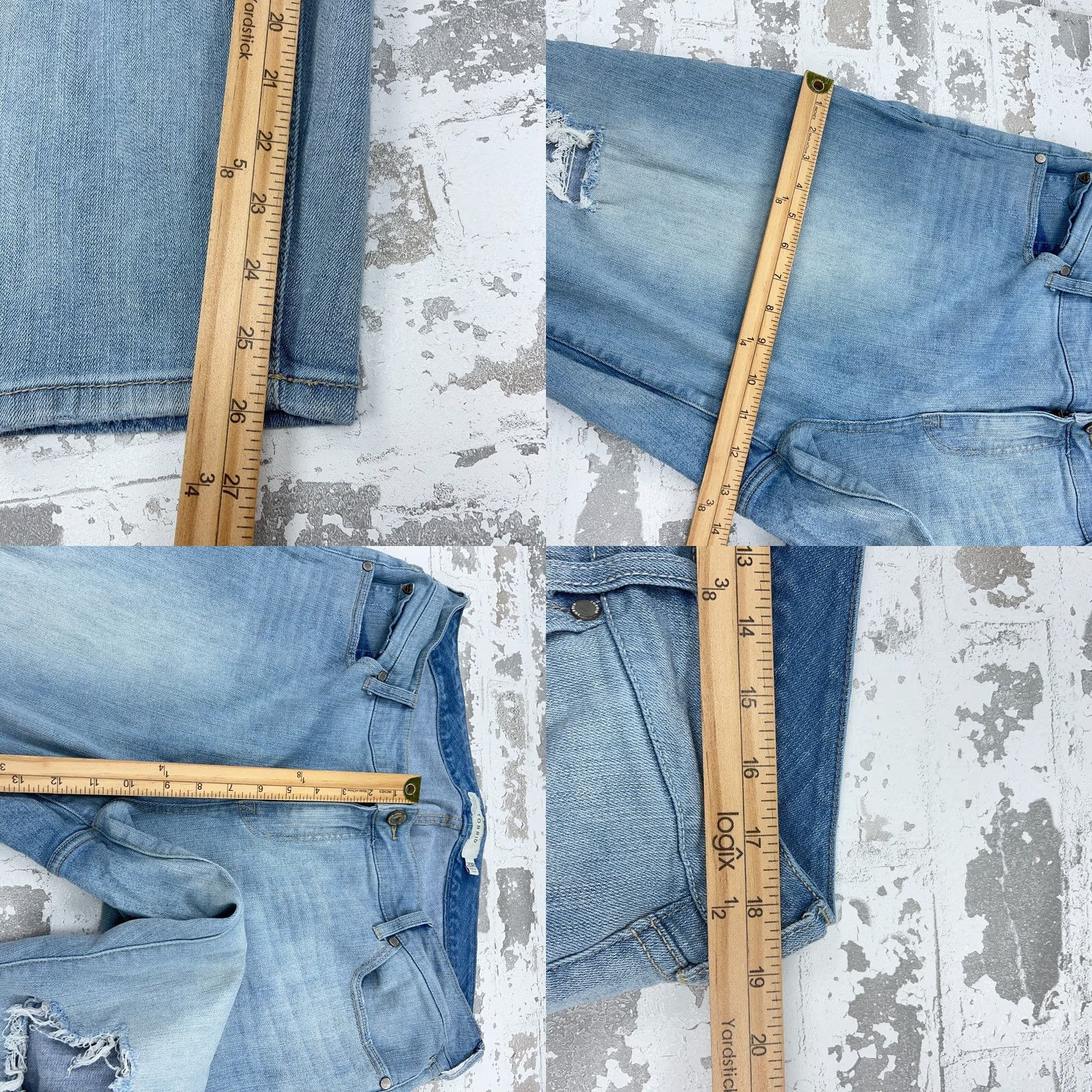 Torrid Torrid Jeans Women 20 Regular Skinny Fit Jegging Med Wash Faded Blue 5-Pocket Stretch Jeans Size 42" / US 20 - 8 Thumbnail