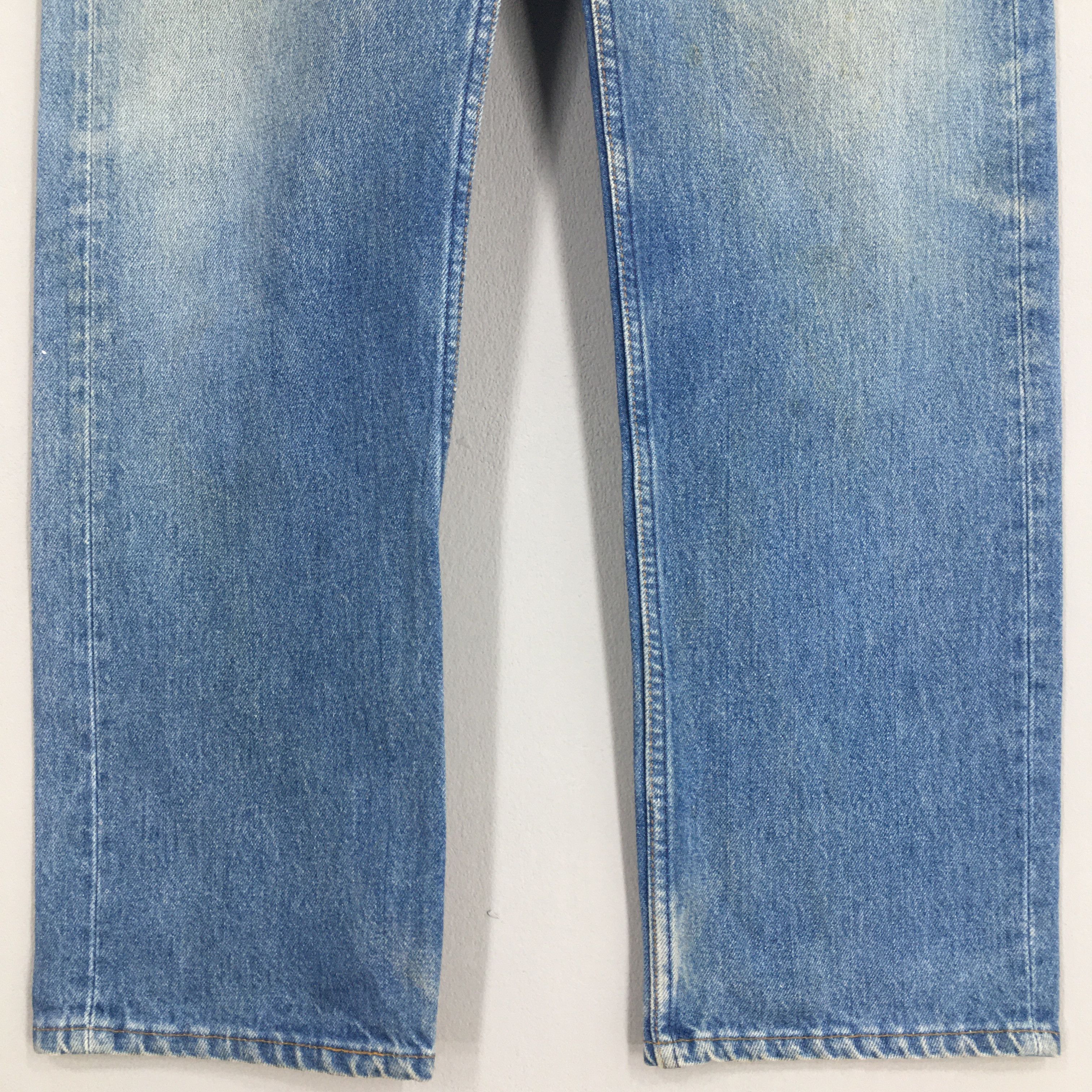 Levi's Size 30x30 Vintage 90s Levi's 501 Faded Blue Jeans S2021 Size US 30 / EU 46 - 4 Thumbnail