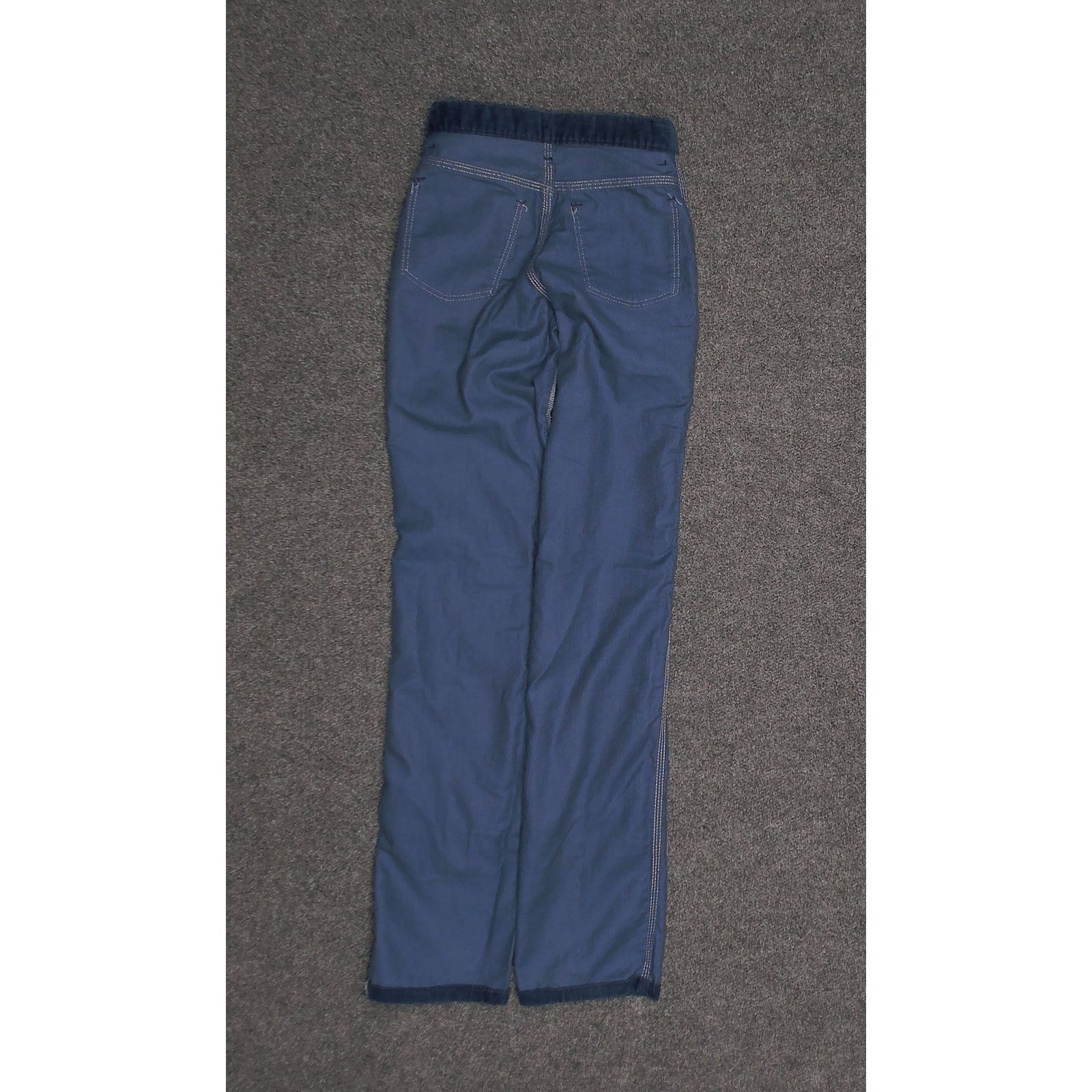 Wrangler VTG 70s Wrangler Corduroy Pants Navy Womens 22x34 Deadstock Size 22" - 6 Thumbnail