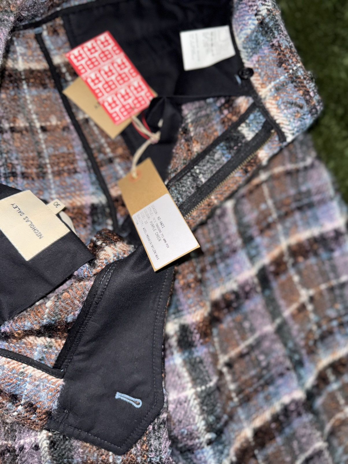 Nicholas Daley [30] Nicholas Daley 70s Check Trousers (Made in England) Size US 30 / EU 46 - 5 Thumbnail