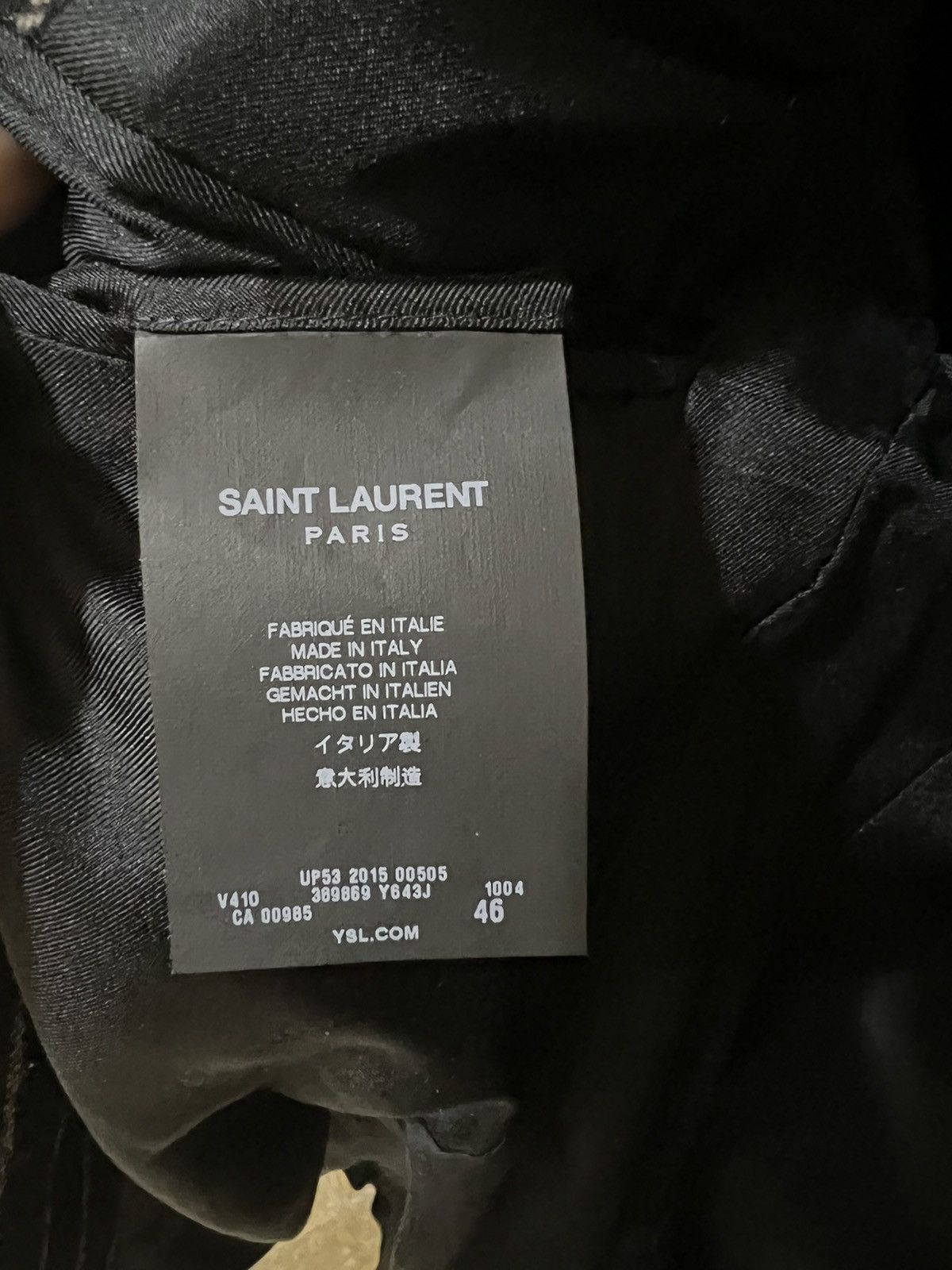 Hedi Slimane × Saint Laurent Paris final drop-FW15 striped blazer Size US S / EU 44-46 / 1 - 5 Thumbnail