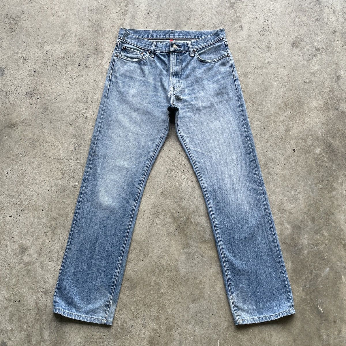Japanese Brand Vintage Japanese Faded Wash Jeans Denim Pants W32x31 Size US 32 / EU 48 - 1 Thumbnail
