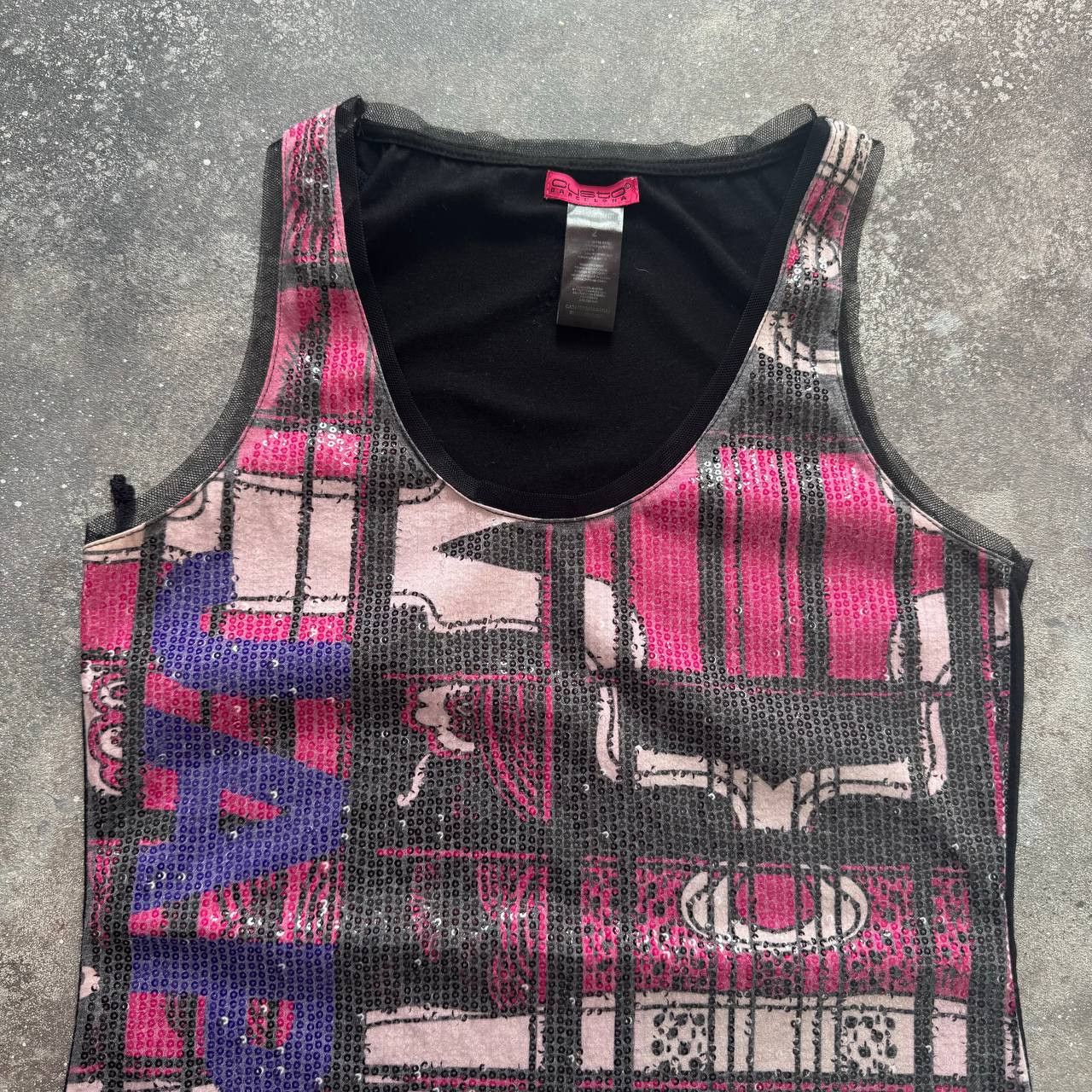 Custo Barcelona Y2K Custo Barcelona Vintage Washed Multicolour Tank Top Size M / US 6-8 / IT 42-44 - 2 Thumbnail