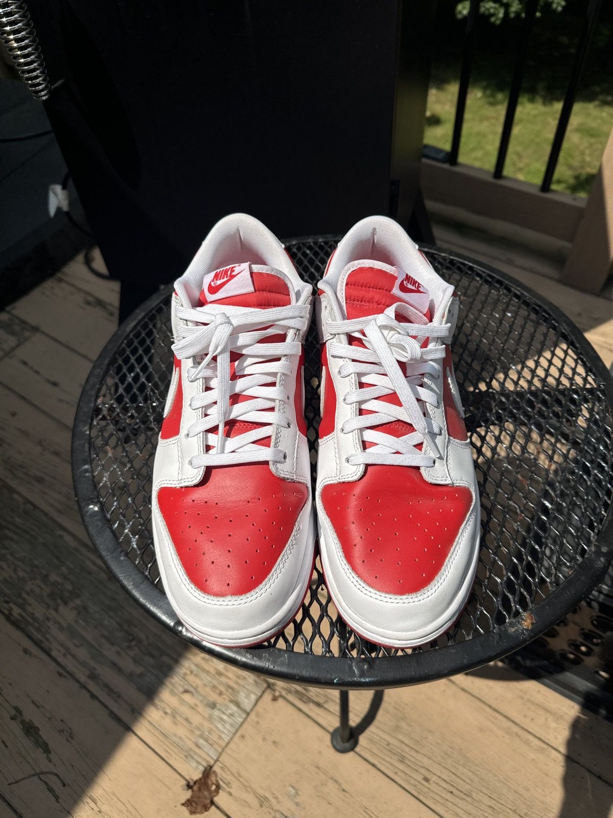 Nike Nike Dunk Low ‘Championship Red’ Size US 13 / EU 46 - 3 Thumbnail
