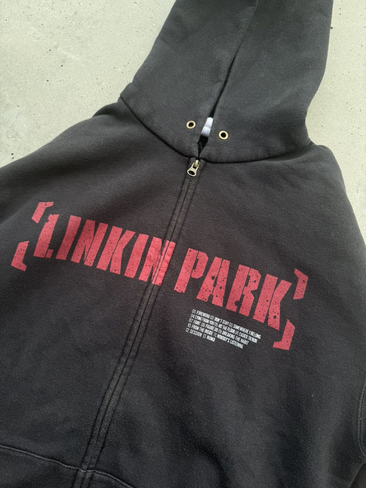 Band Tees 00s Linkin park Meteora Zip hoodie rare band vintage Size US M / EU 48-50 / 2 - 4 Thumbnail